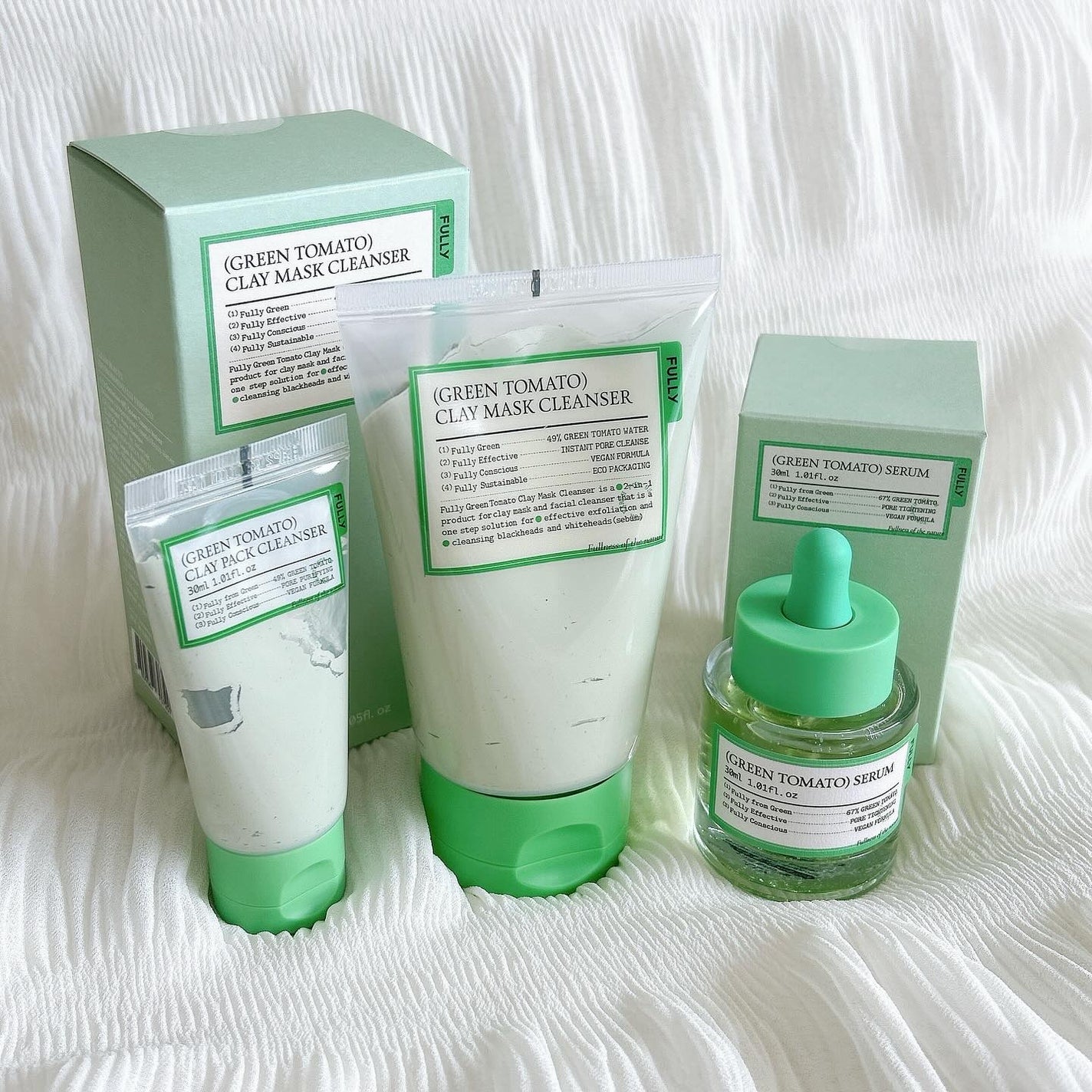 グリーントマトクレイマスククレンザー/FULLY/洗い流すパック・マスクを使ったクチコミ(1枚目)