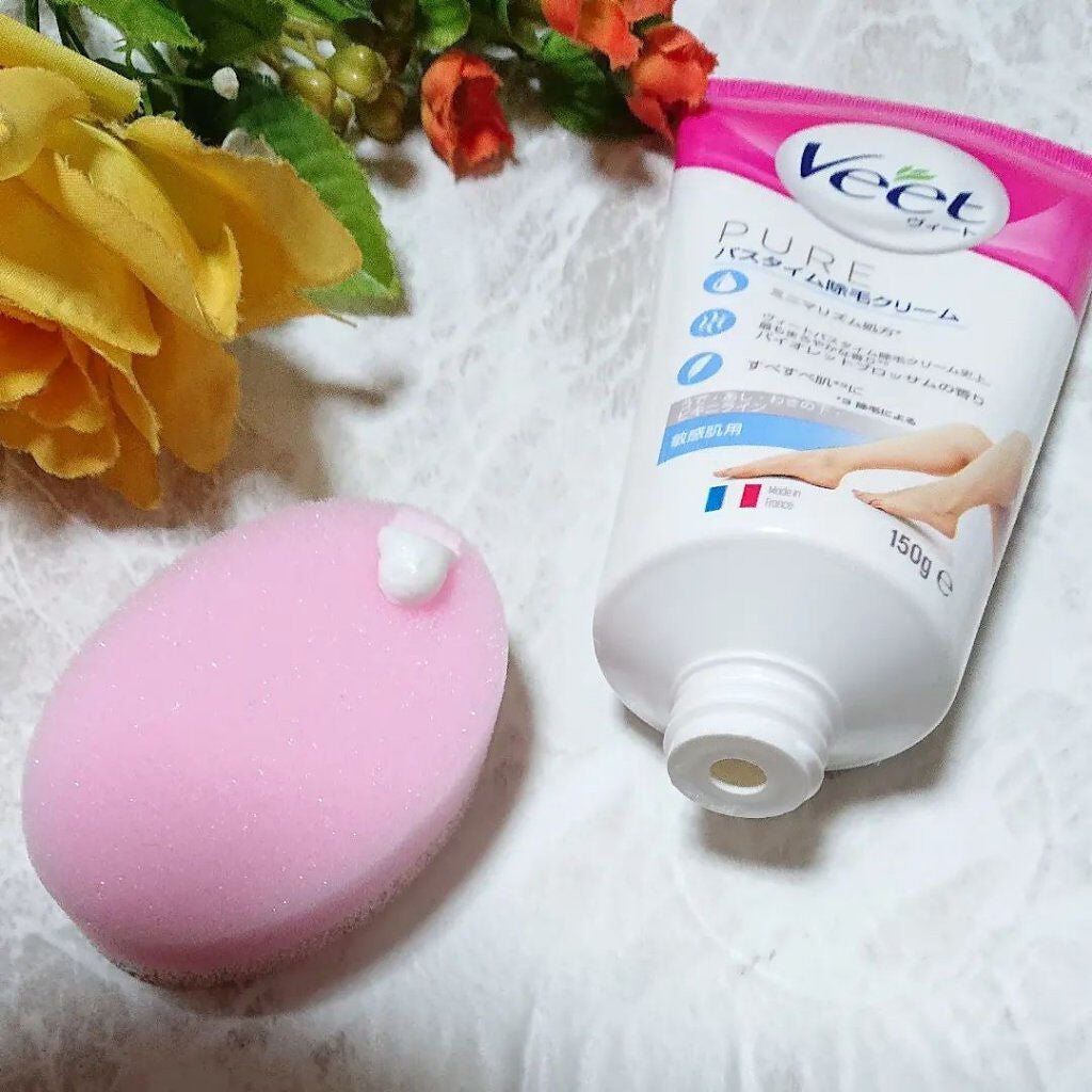 ヴィート ピュアバスタイム除毛クリーム 敏感肌用/Veet/除毛クリームを使ったクチコミ(5枚目)