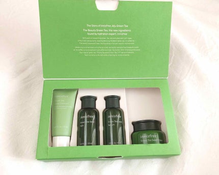 グリーンティーシード クリーム/innisfree/フェイスクリームを使ったクチコミ(2枚目)