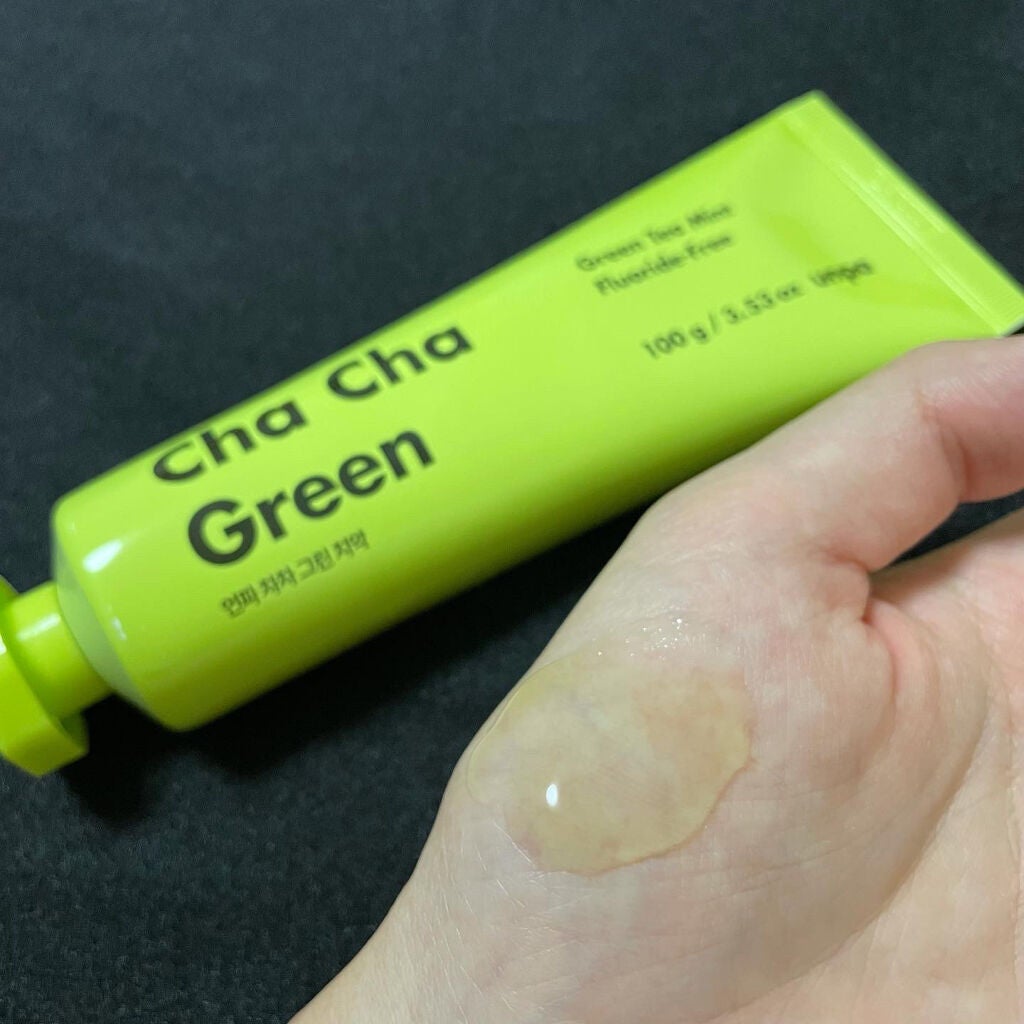 Cha Cha Charcoal Vegan Greentea Toothpaste/chacha/歯磨き粉を使ったクチコミ(5枚目)