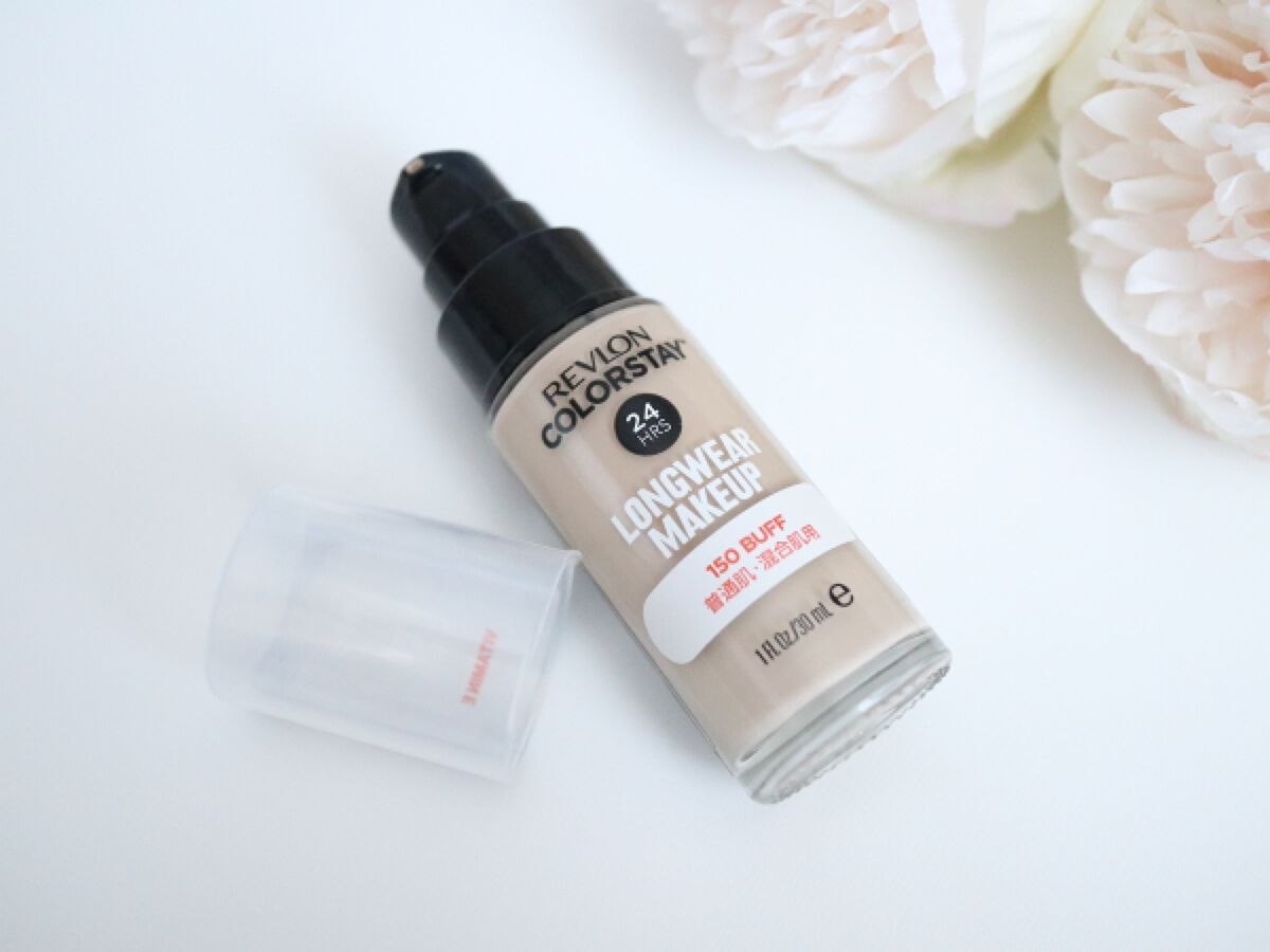 カラーステイ ロングウェア メイクアップ/REVLON/リキッドファンデーションを使ったクチコミ（1枚目）