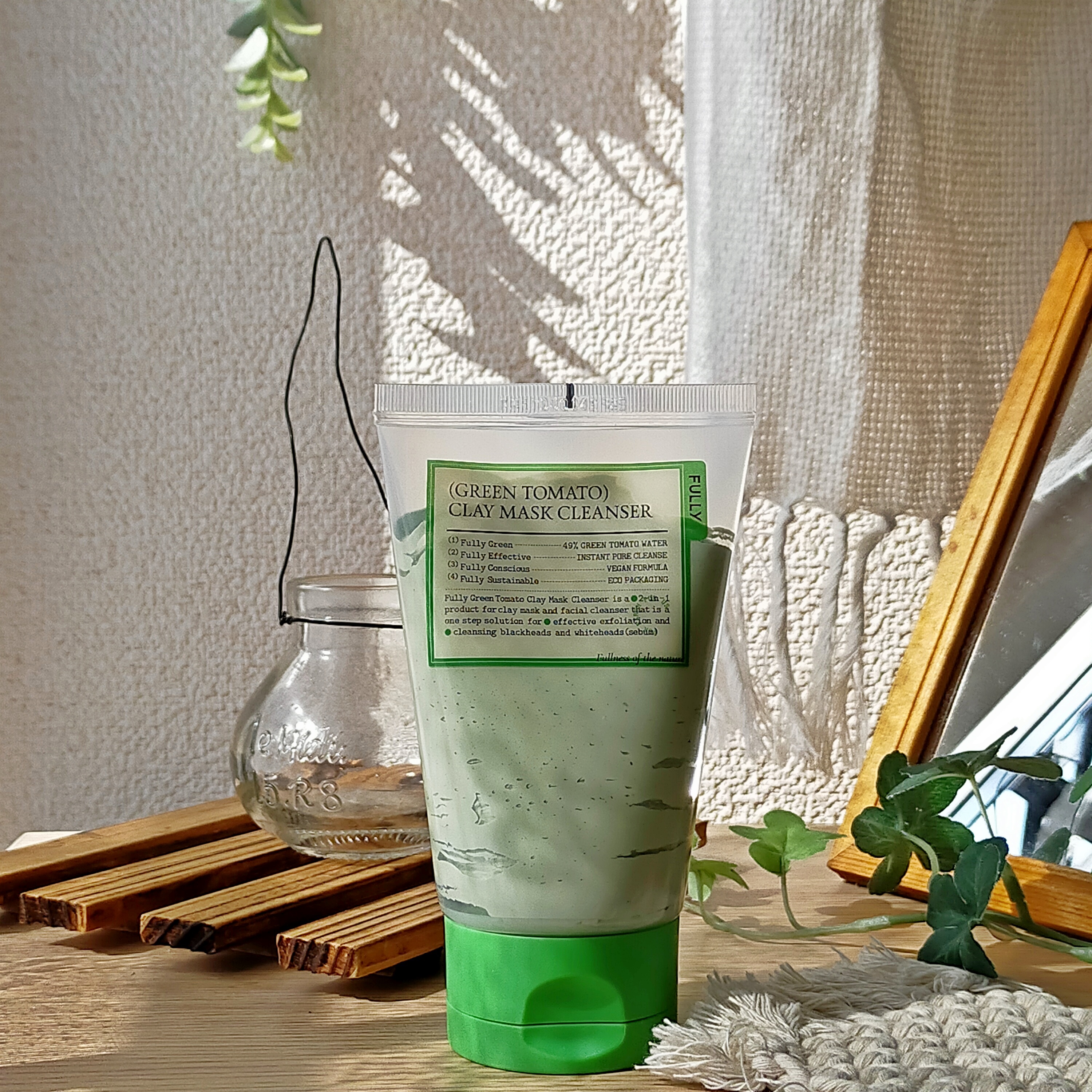 グリーントマトクレイマスククレンザー/FULLY/洗い流すパック・マスクを使ったクチコミ（1枚目）