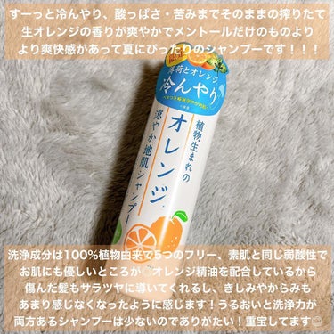 植物生まれのオレンジ涼やか地肌シャンプー/石澤研究所/シャンプー・コンディショナーを使ったクチコミ（1枚目）