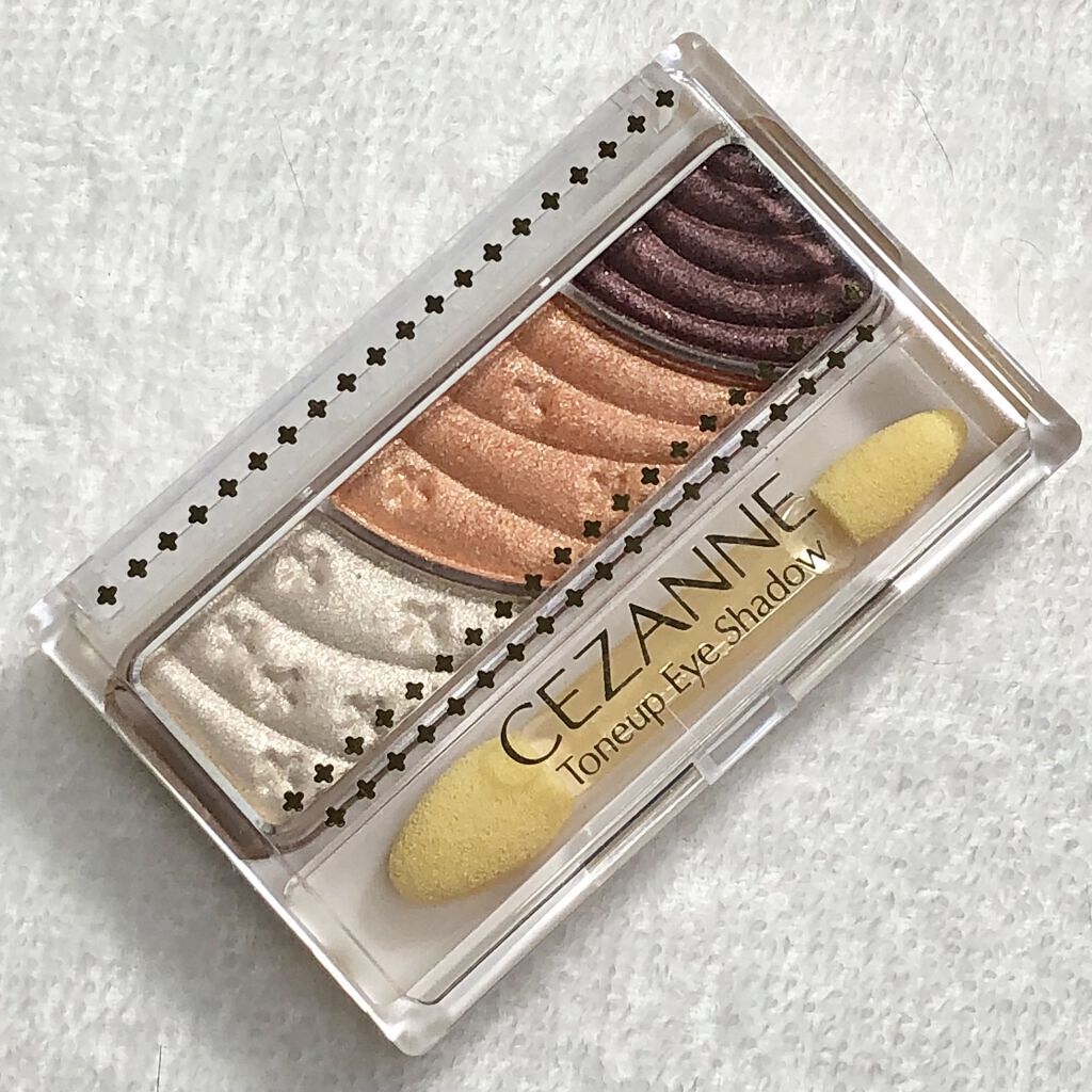 トーンアップアイシャドウ/CEZANNE/アイシャドウパレットを使ったクチコミ（1枚目）