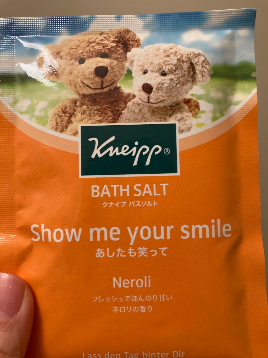 クナイプ バスソルト ネロリの香り/クナイプ/無機塩系入浴剤を使ったクチコミ(1枚目)