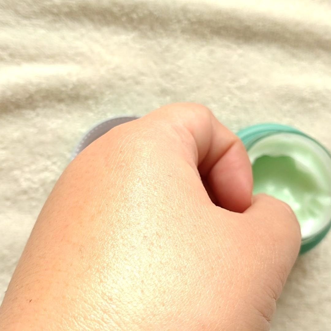 カラーフードシリーズグリーングロウアップクリーム/Tovegan/フェイスクリームを使ったクチコミ(4枚目)