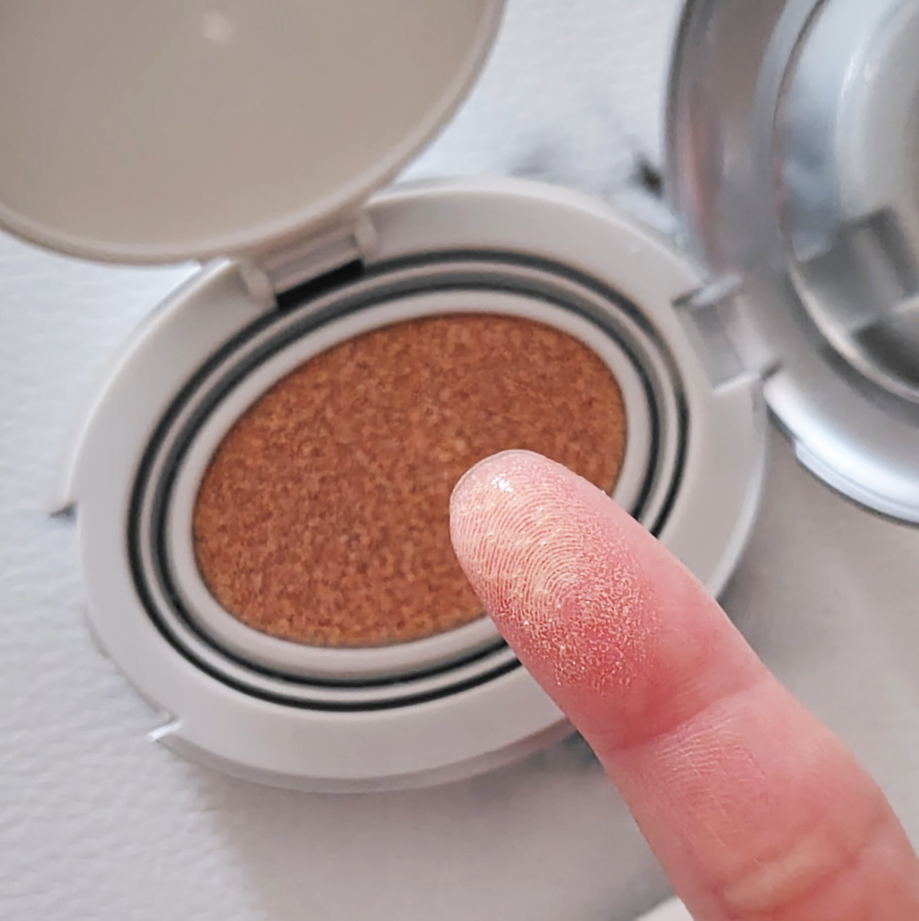 マスクフィットオーラクッション 21N アイボリー(IVORY)(ミニ)/TIRTIR(ティルティル)/クッションファンデーションを使ったクチコミ（3枚目）