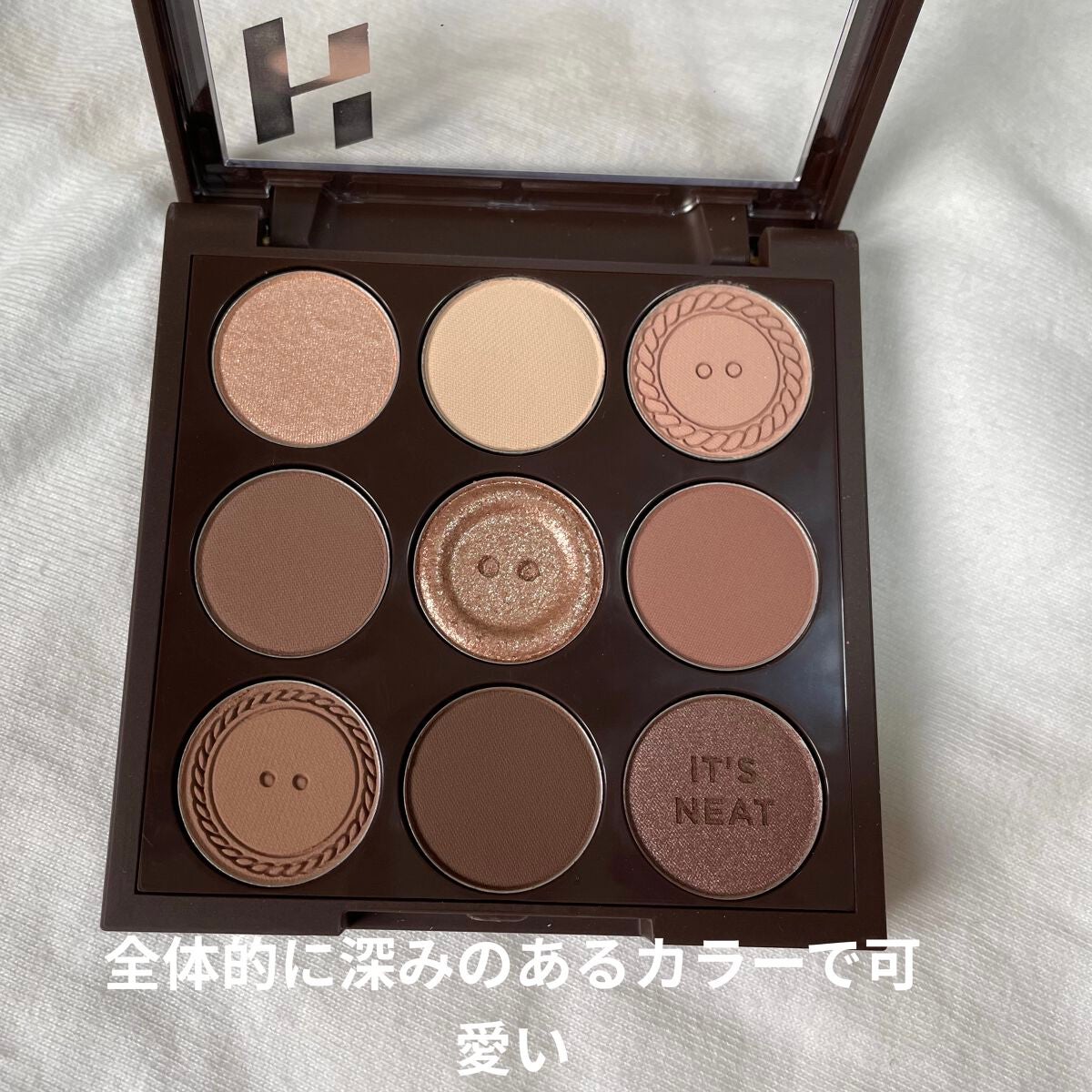 マイフェイブムードアイパレット 9カラー/HOLIKA HOLIKA/アイシャドウパレットを使ったクチコミ(2枚目)