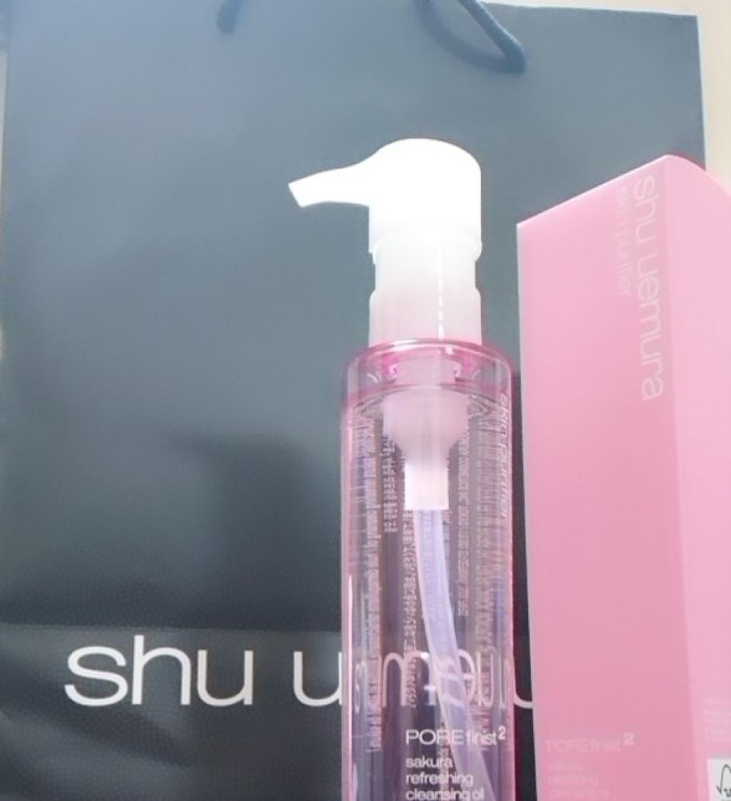 フレッシュ クリア サクラ クレンジング オイル/shu uemura/オイルクレンジングを使ったクチコミ（1枚目）
