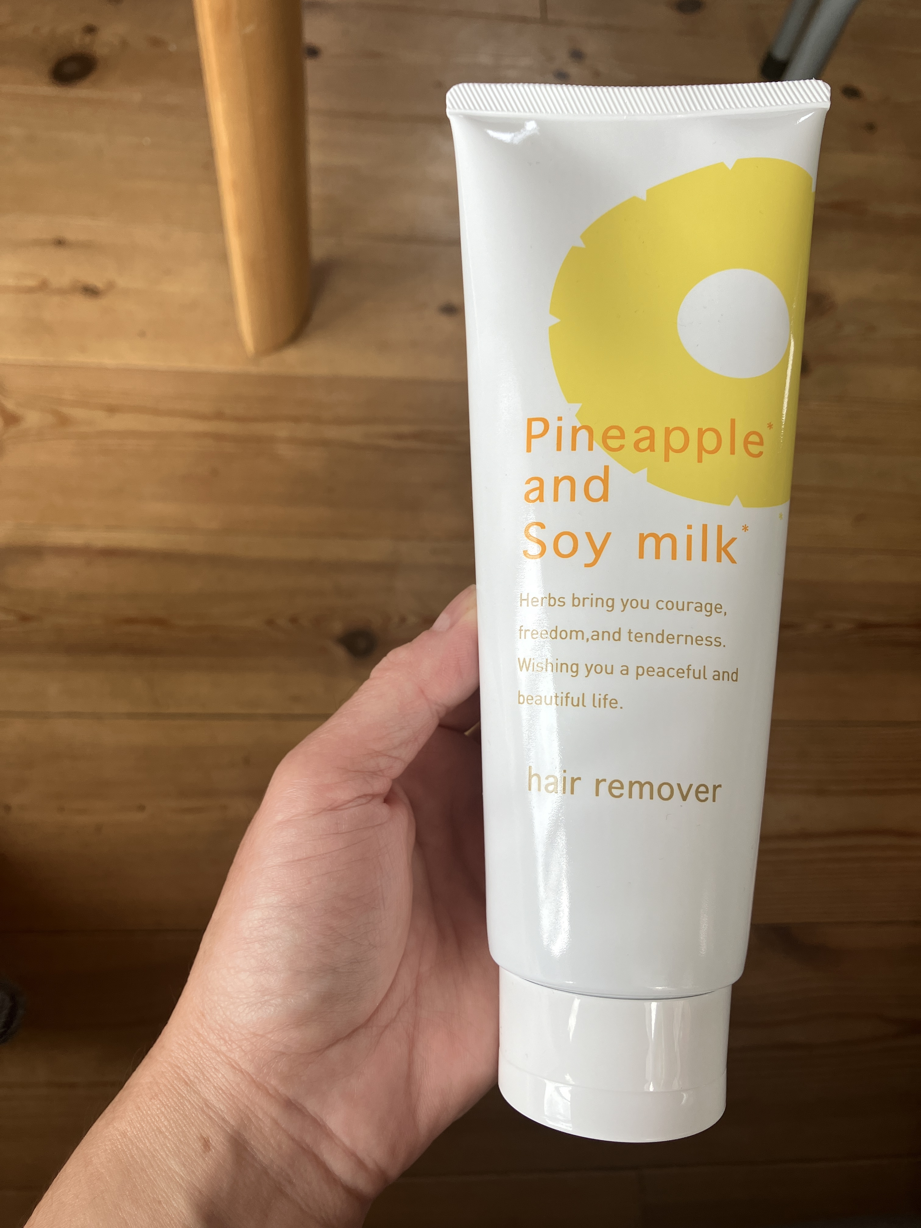 パイナップル豆乳除毛クリーム/鈴木ハーブ研究所/除毛クリームを使ったクチコミ（1枚目）
