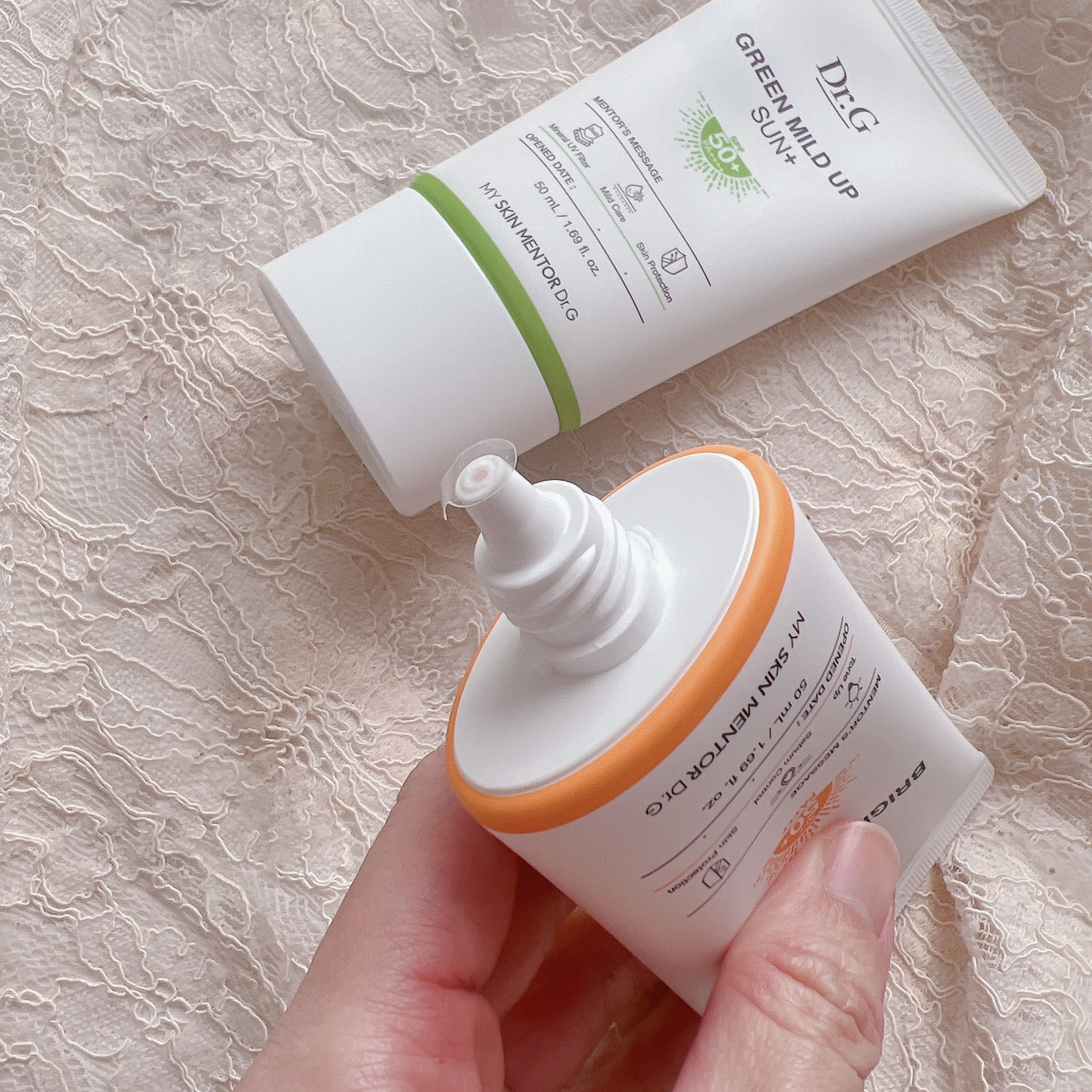 ブライトニングアップサンプラス/Dr.G/日焼け止めクリームを使ったクチコミ（2枚目）