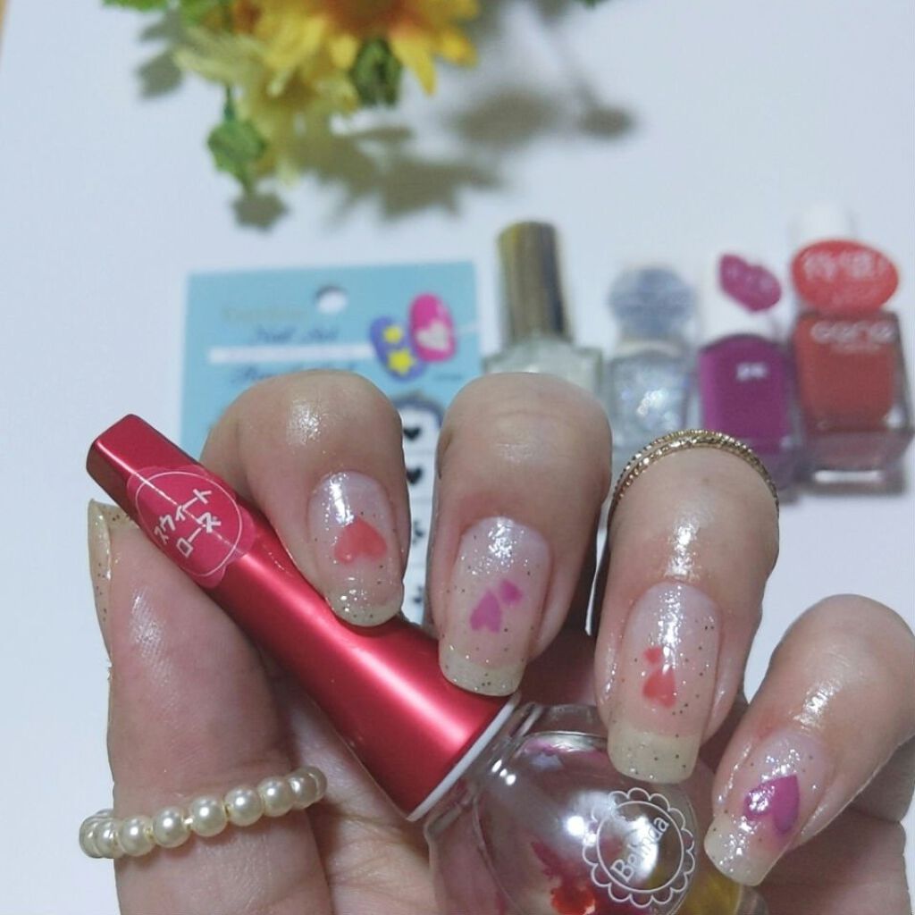 gene TOKYO ネイル シックレッド/DAISO/マニキュアを使ったクチコミ（2枚目）