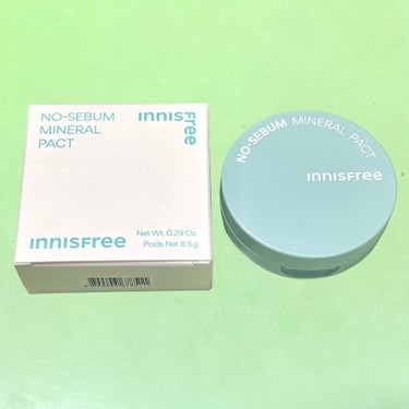 ノーセバム　ミネラルパクト　S/innisfree/プレストパウダーを使ったクチコミ（1枚目）