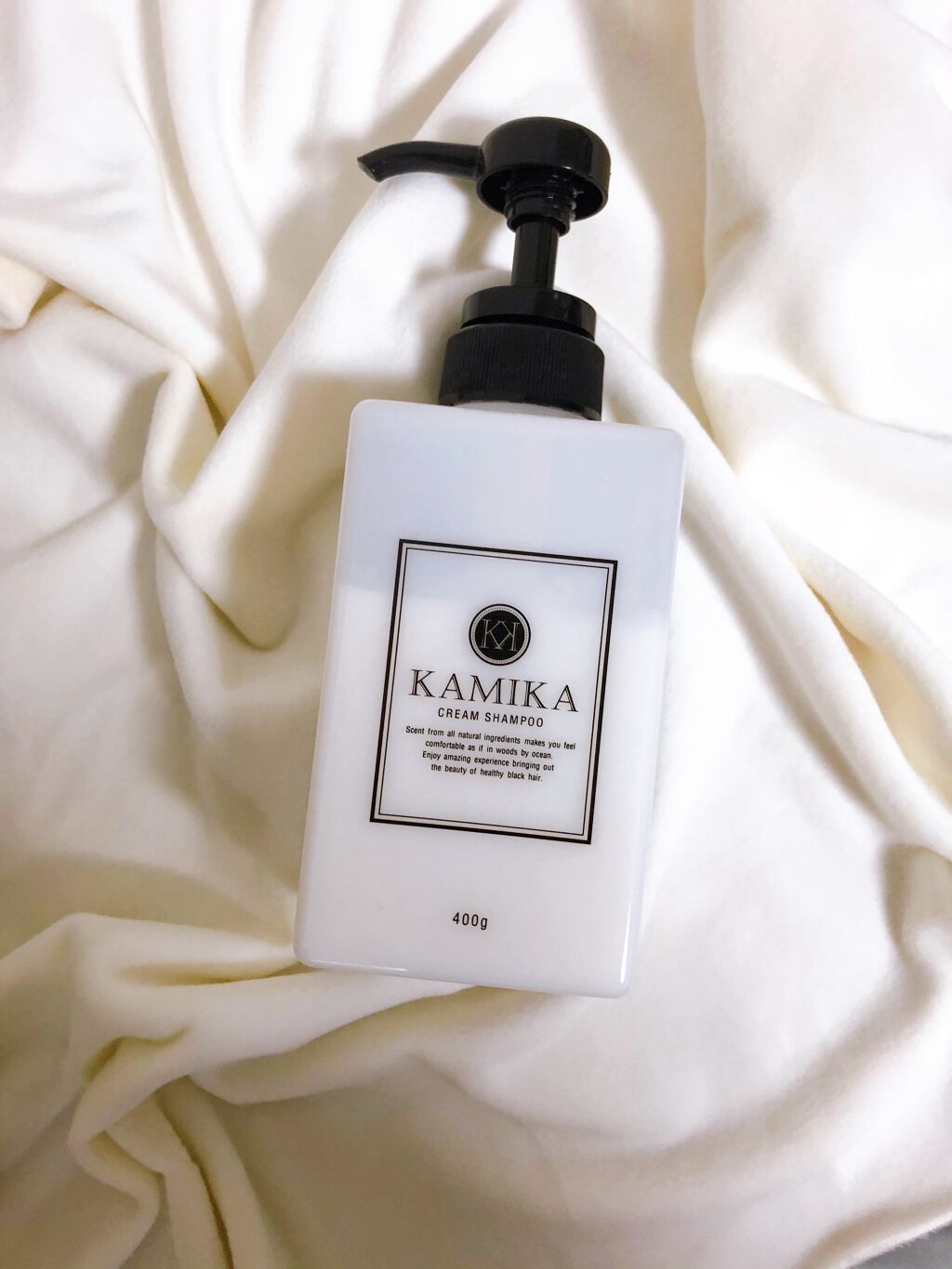 黒髪クリームシャンプー/KAMIKA/シャンプー・コンディショナーを使ったクチコミ（1枚目）