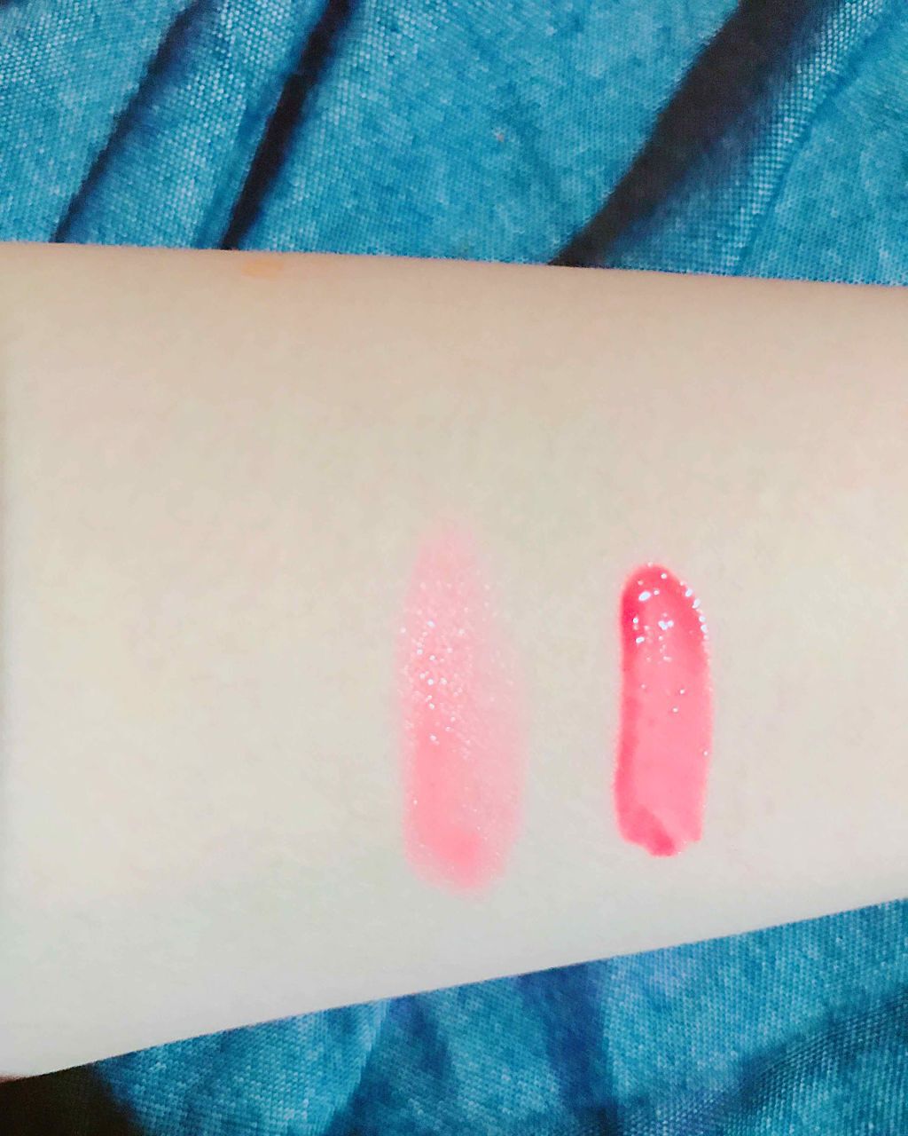 ディアダーリン ウォータージェルティント （アイスティント）/ETUDE/口紅を使ったクチコミ（2枚目）