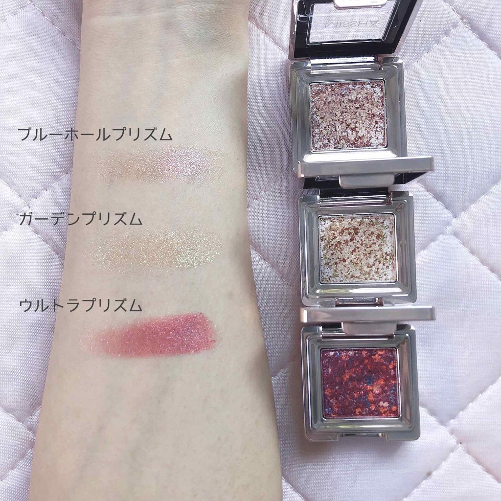 グリッタープリズム シャドウ/MISSHA/グリッターを使ったクチコミ（2枚目）
