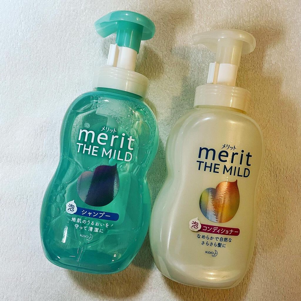 ザマイルド/メリット/市販シャンプーを使ったクチコミ（1枚目）