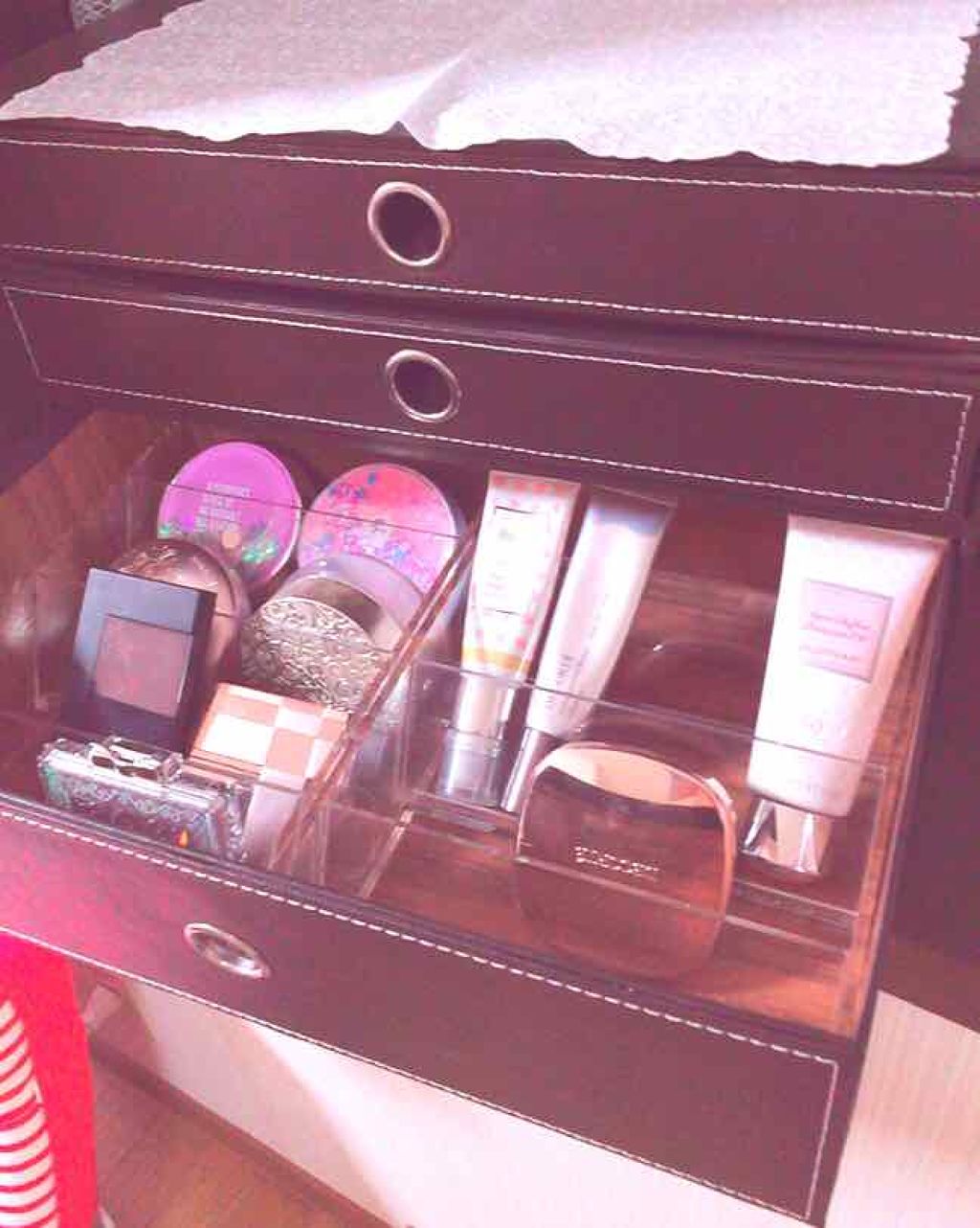 ゆーき on LIPS 「*☼*―――――*☼*―――――コスメ収納ニトリの3段BOXの..」(1枚目)