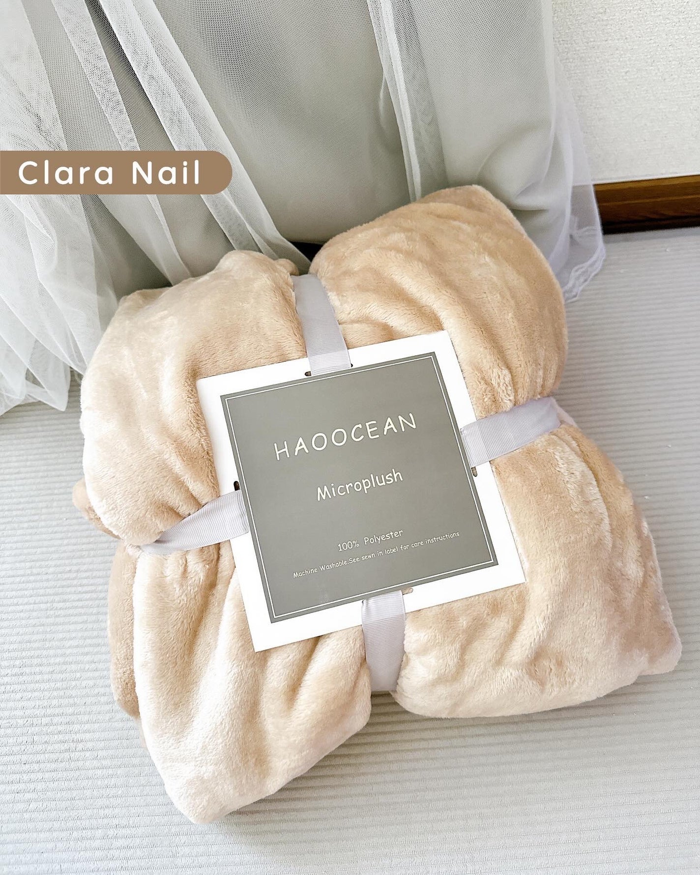 めるᙏ̤̫͚𓍯フォロバ on LIPS 「〖ClaraNail〗期間限定"あったかグランネル毛布" ̄ ̄ ̄..」(1枚目)