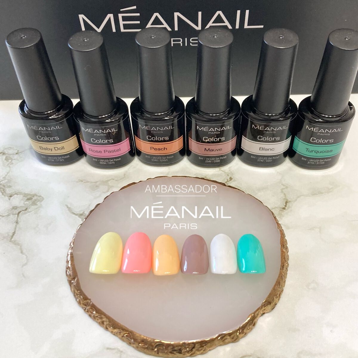 ジェルネイル6色セット/meanail/ジェルネイルを使ったクチコミ（1枚目）