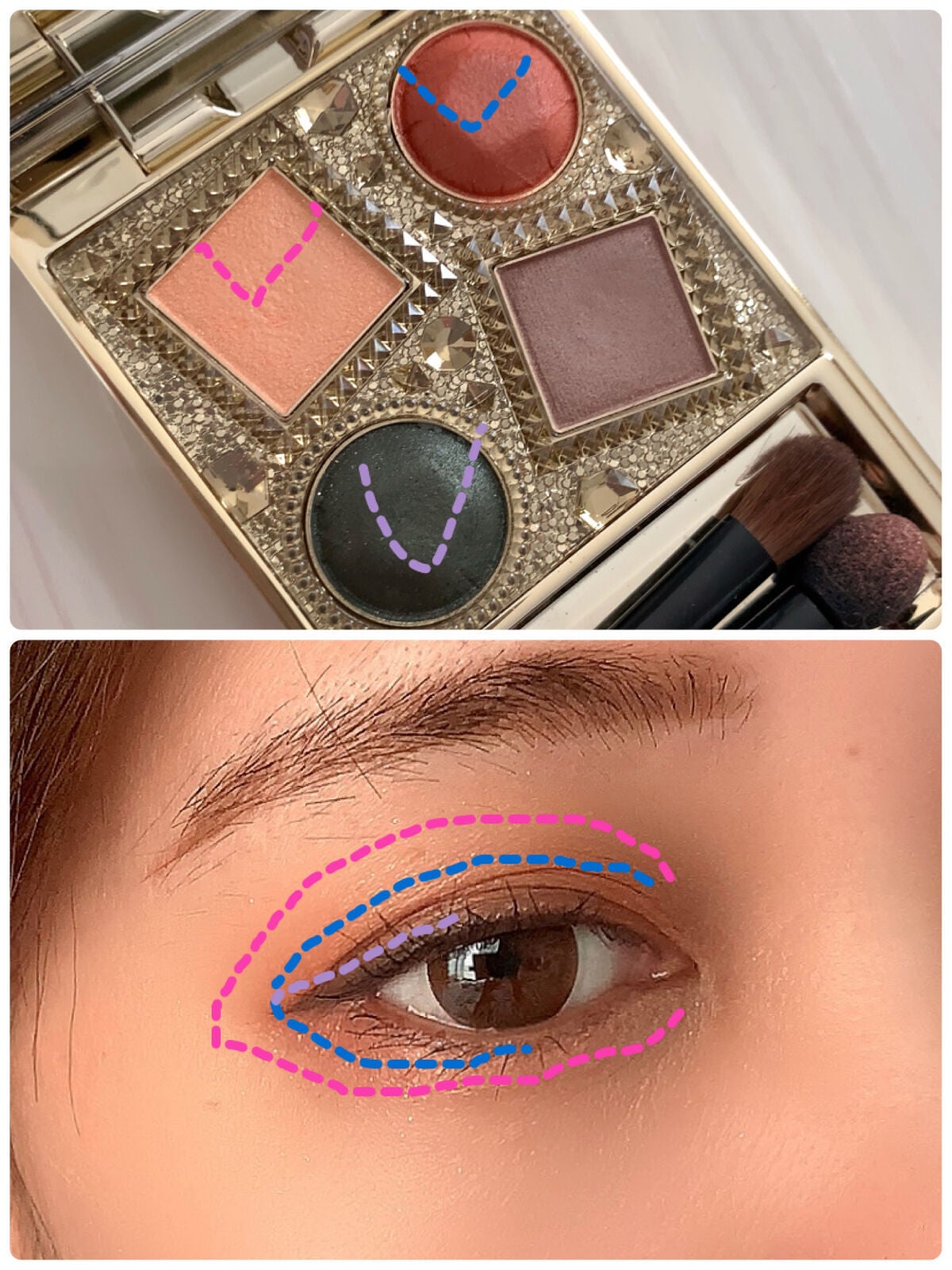 エレガンス ヌーヴェル アイズ/Elégance/アイシャドウパレットを使ったクチコミ(4枚目)