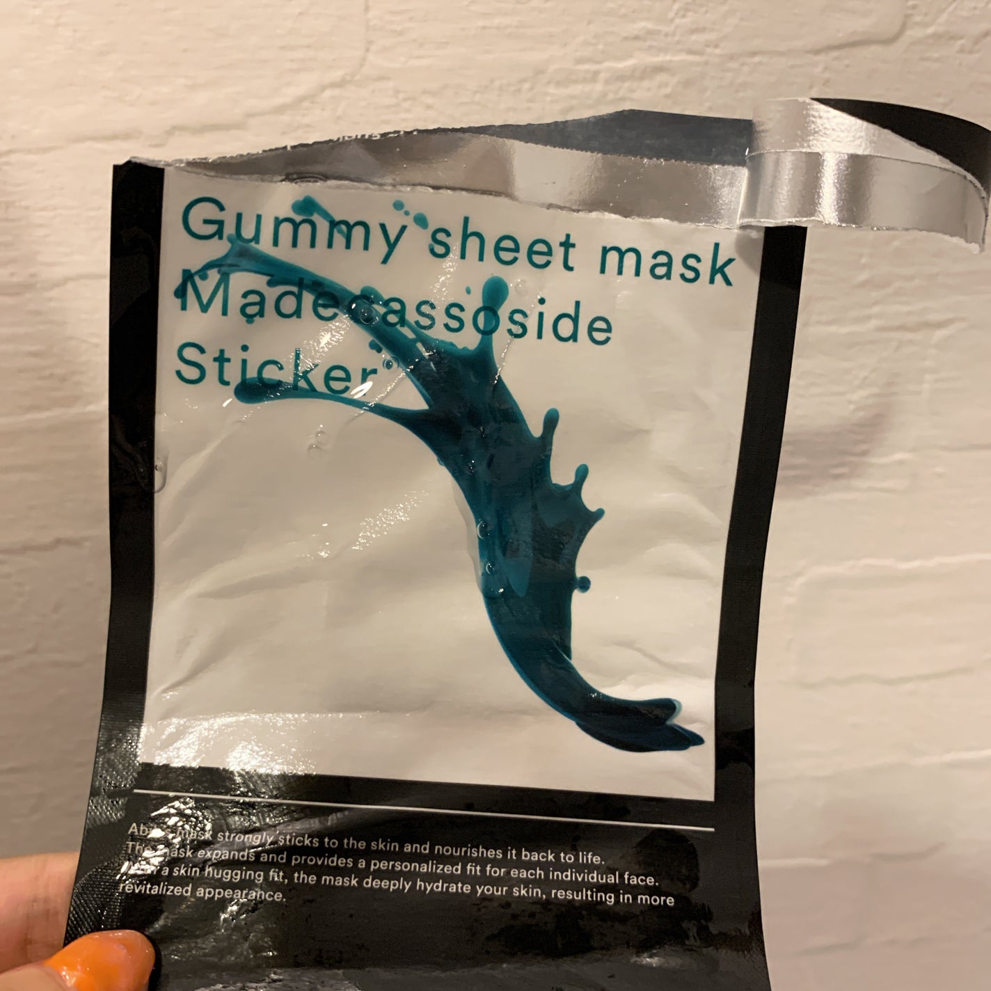 ガムシートマスクパック マデカソサイドステッカー/Abib /シートマスク・パックを使ったクチコミ(1枚目)