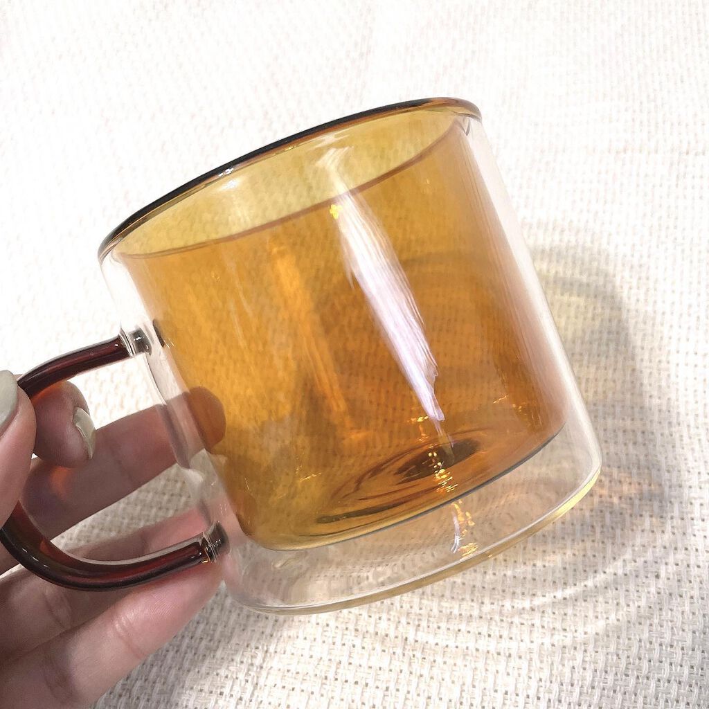 ダブルウォールグラス/DAISO/その他を使ったクチコミ（2枚目）