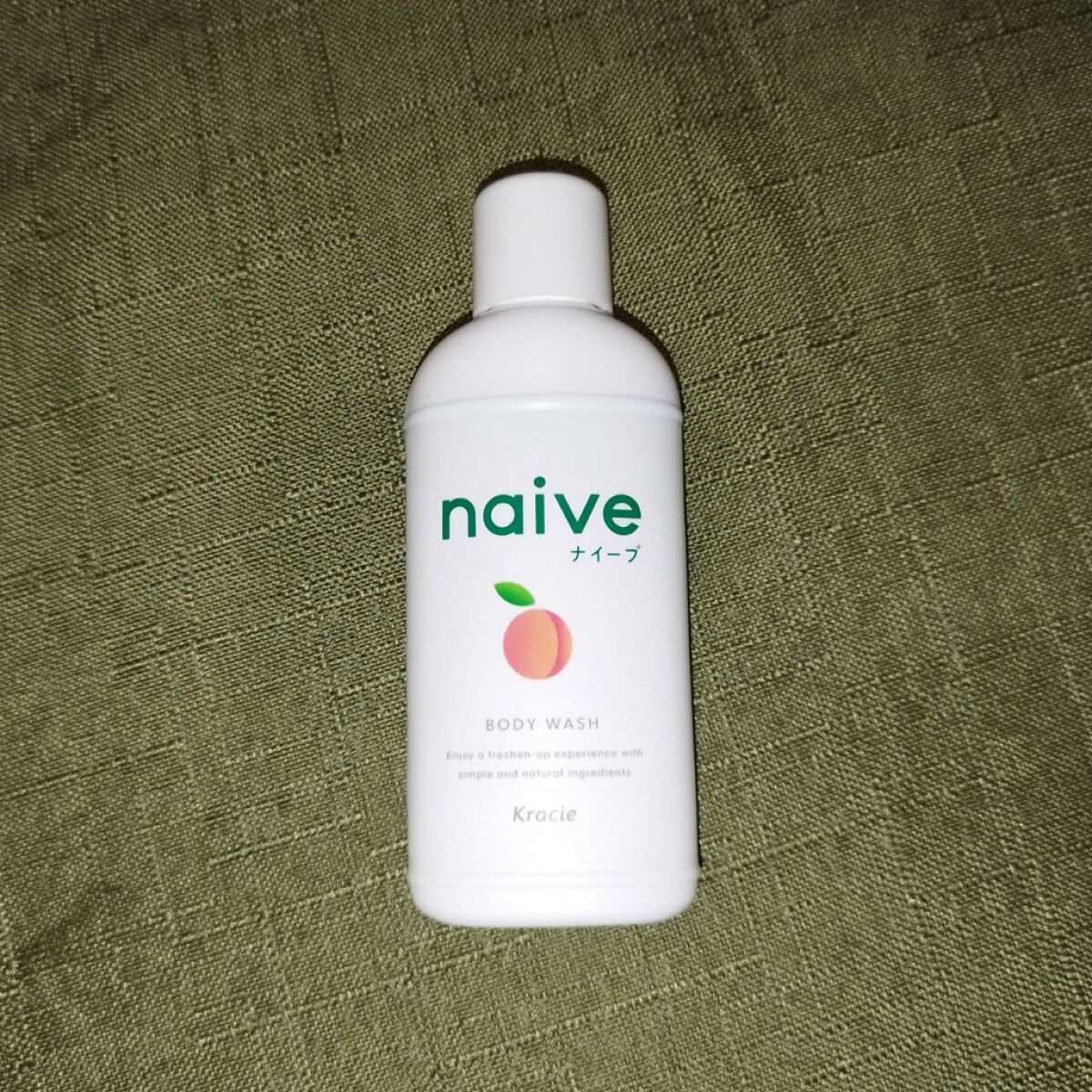 ボディソープ(桃の葉エキス配合) 80ml(ミニ)/ナイーブ/ボディソープを使ったクチコミ（1枚目）