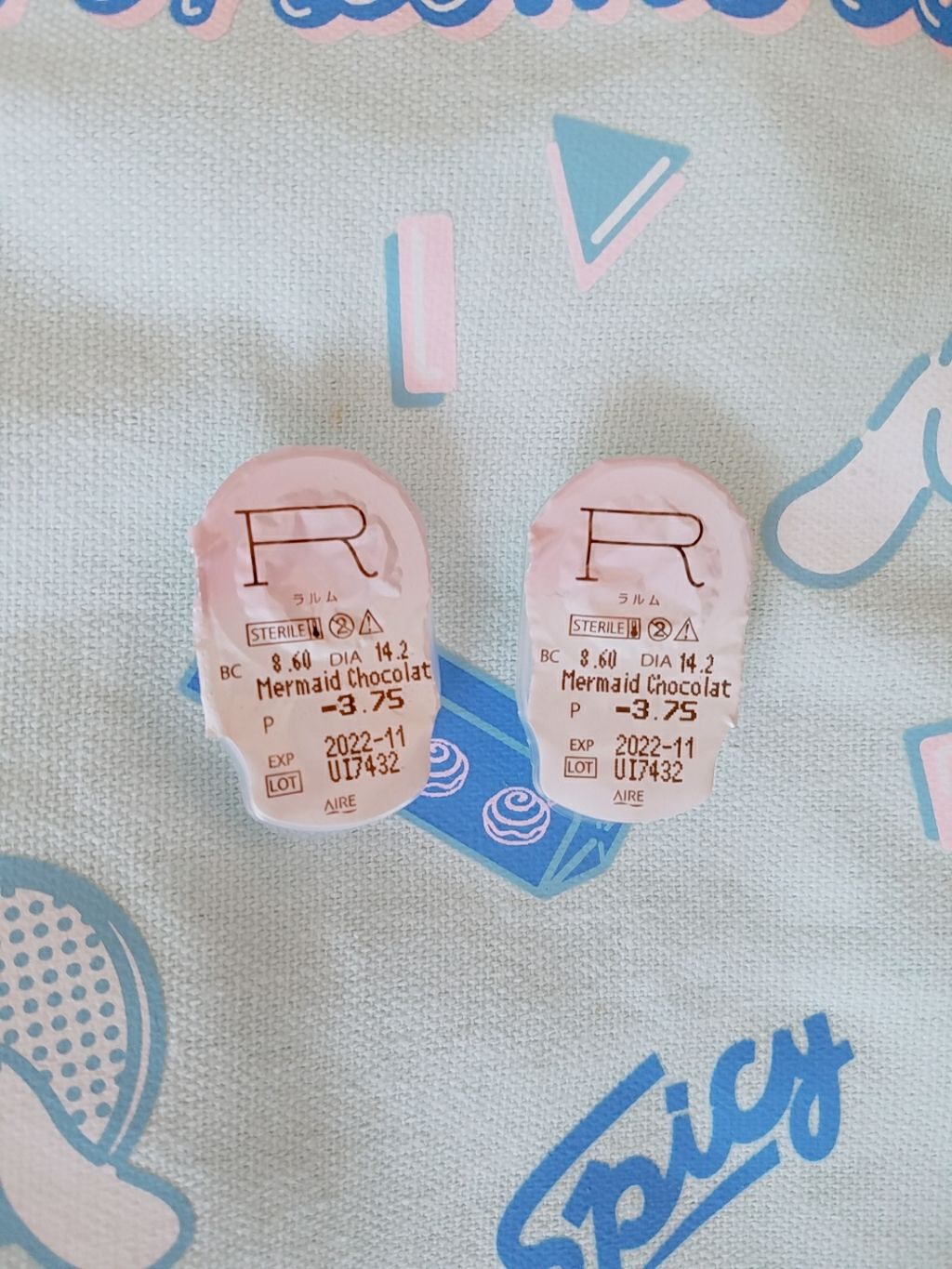 LARME MERMAIDSERIES(ラルムマーメイドシリーズ)/LARME/カラーコンタクトレンズを使ったクチコミ(1枚目)