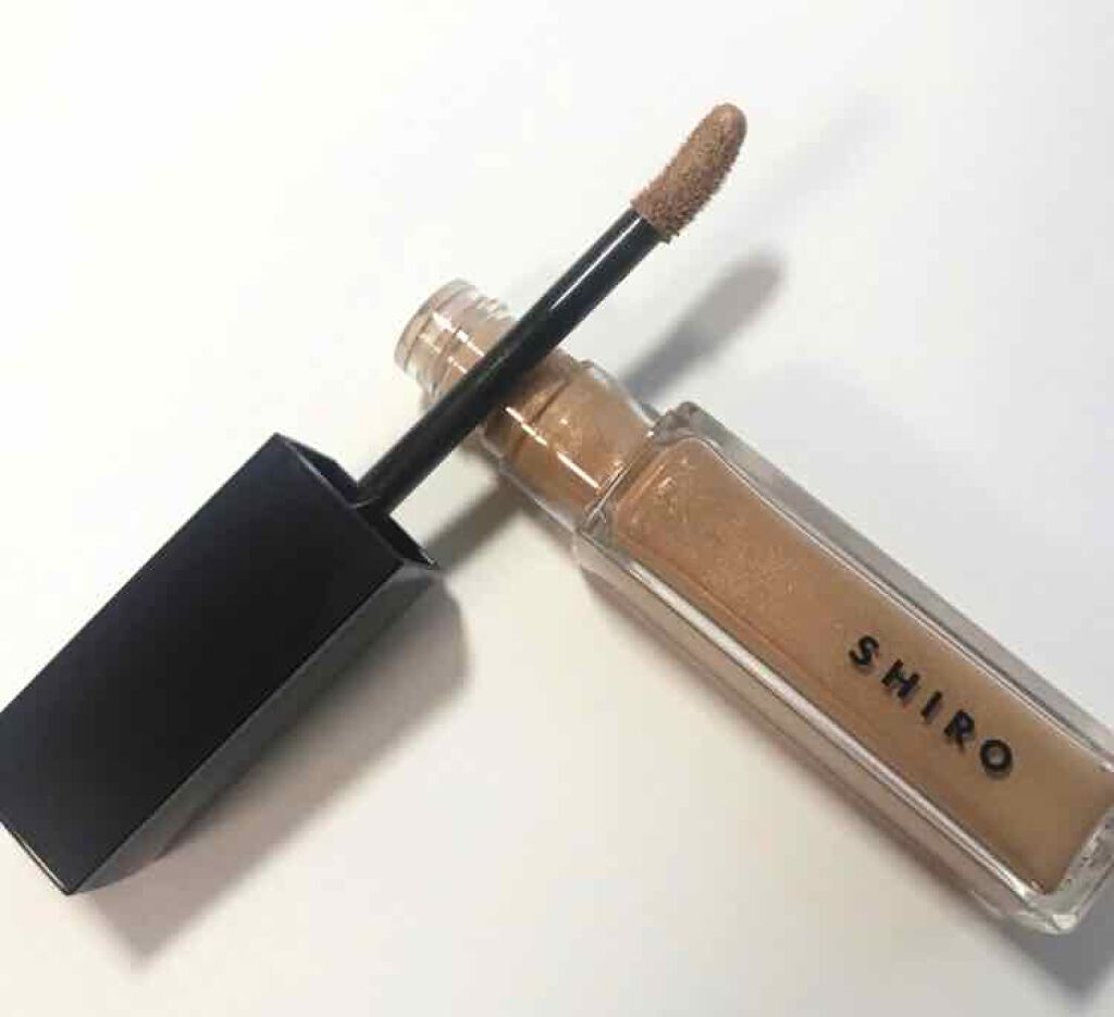 カレンデュラアイシャドウリキッド 0C04 サンドベージュ/SHIRO/リキッドアイシャドウを使ったクチコミ（1枚目）