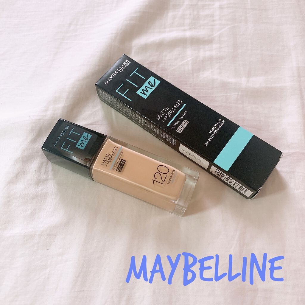 フィットミー リキッドファンデーション R/MAYBELLINE NEW YORK/リキッドファンデーションを使ったクチコミ（1枚目）