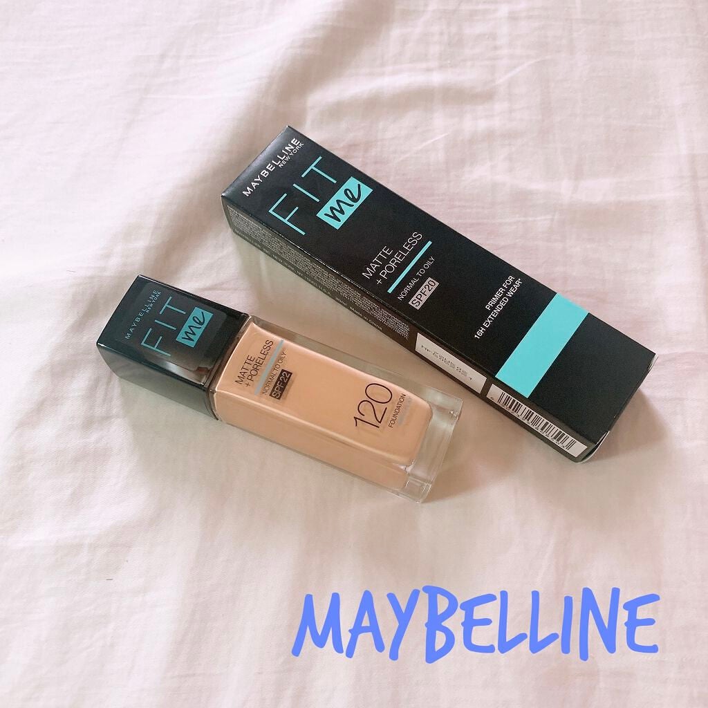 フィットミー リキッドファンデーション R/MAYBELLINE NEW YORK/リキッドファンデーションを使ったクチコミ(1枚目)