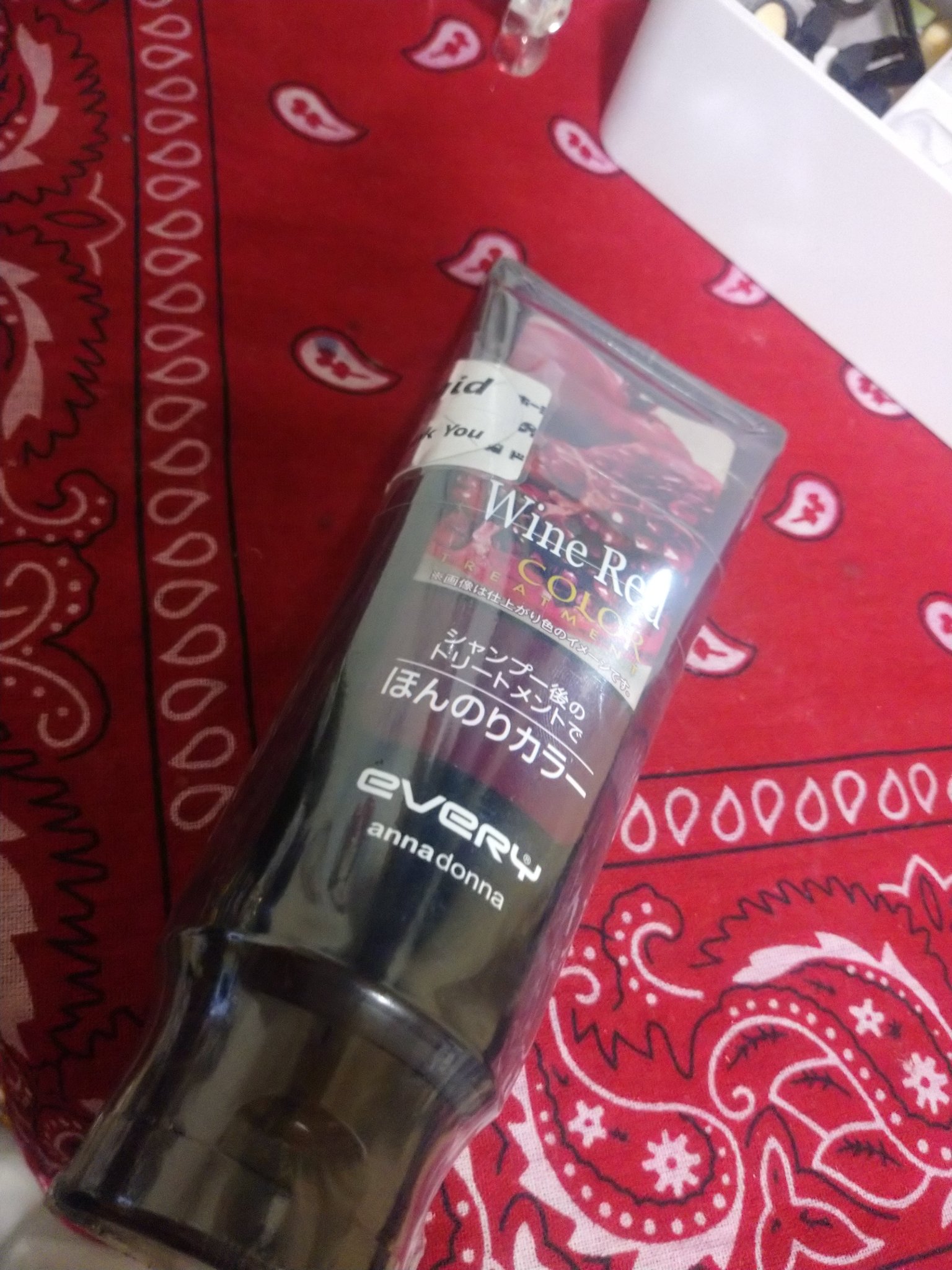 エブリ カラートリートメント ワインレッド/アンナドンナ/ヘアカラーを使ったクチコミ（1枚目）