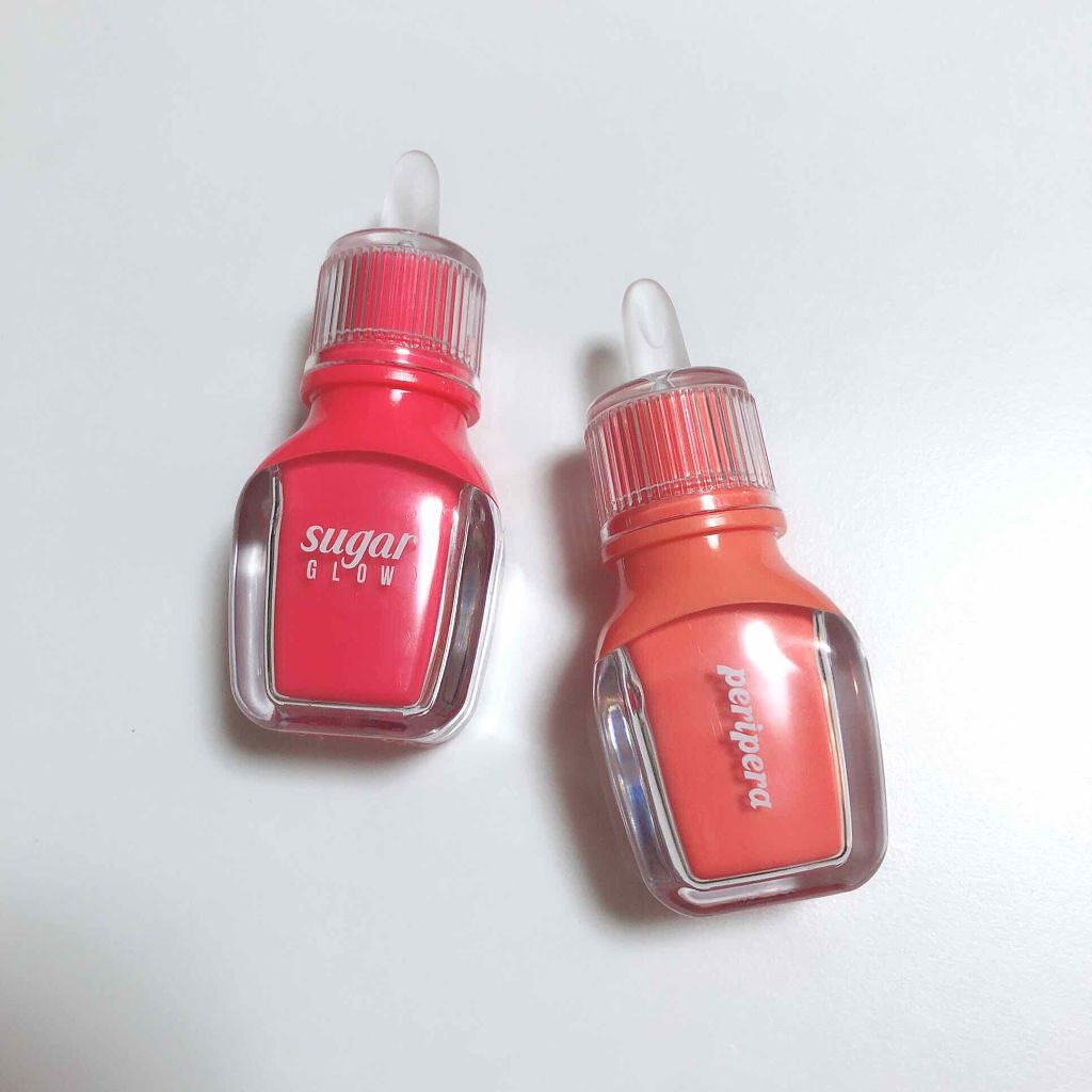 シュガー グロウ ティント/PERIPERA/口紅を使ったクチコミ(2枚目)