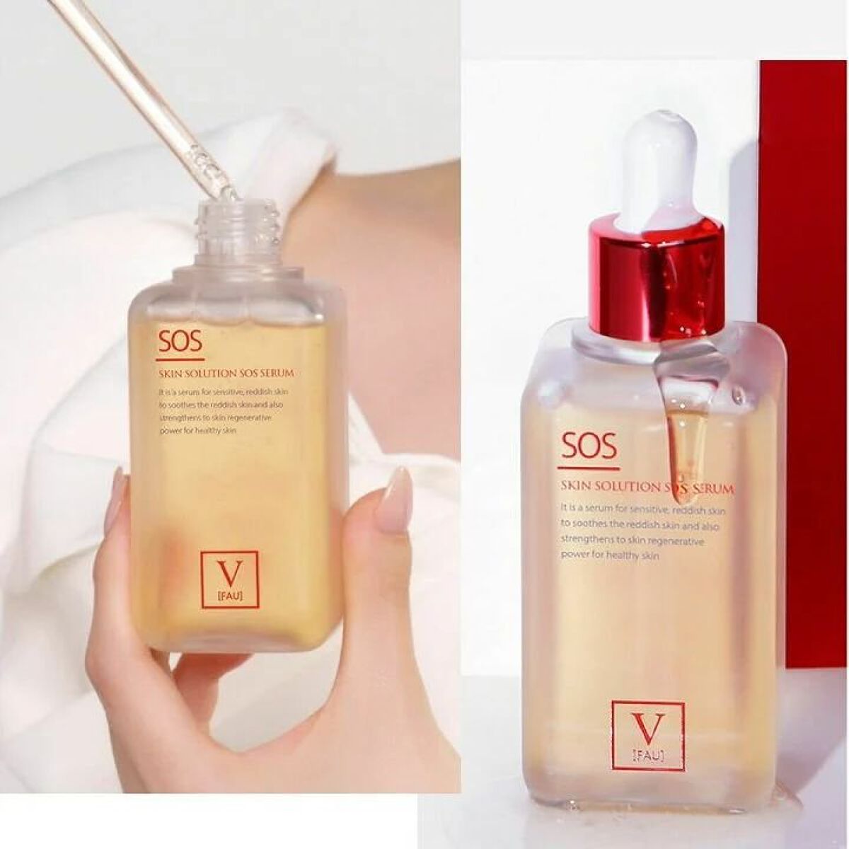 スキンソリューションSOSセラム100ml/FAU/美容液を使ったクチコミ（2枚目）