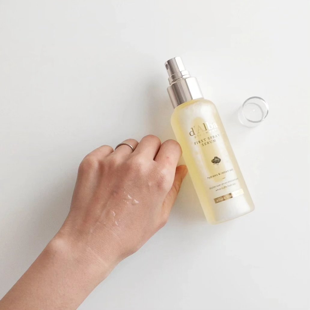 ダルバ ホワイトトリュフファーストスプレーセラム/ダルバ/ミスト状化粧水を使ったクチコミ（3枚目）