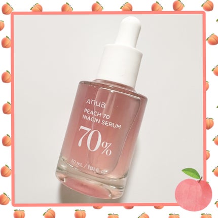 みあん on LIPS 「『桃70%ナイアシンセラム』内容量:30ml肌の保湿ケアで今話..」(1枚目)