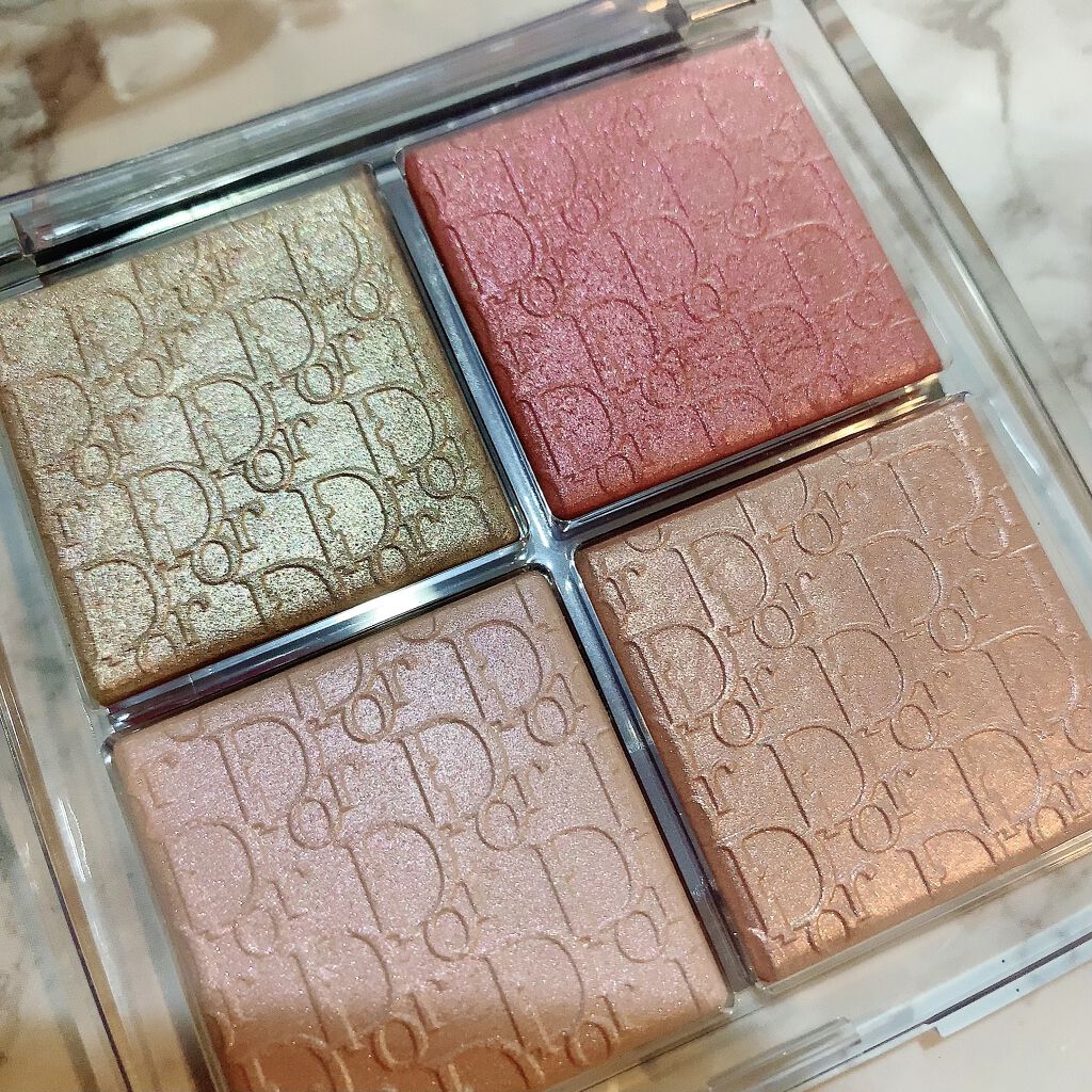 【旧】ディオール バックステージ フェイス グロウ パレット/Dior/ハイライトを使ったクチコミ（2枚目）