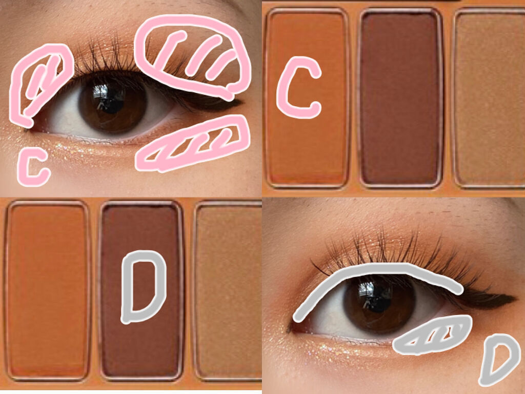 プレイカラー アイシャドウ/ETUDE/アイシャドウパレットを使ったクチコミ（3枚目）