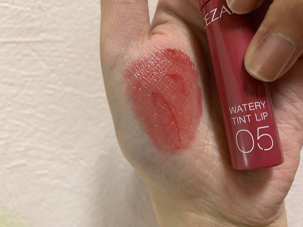 ウォータリーティントリップ/CEZANNE/リップティントを使ったクチコミ（3枚目）