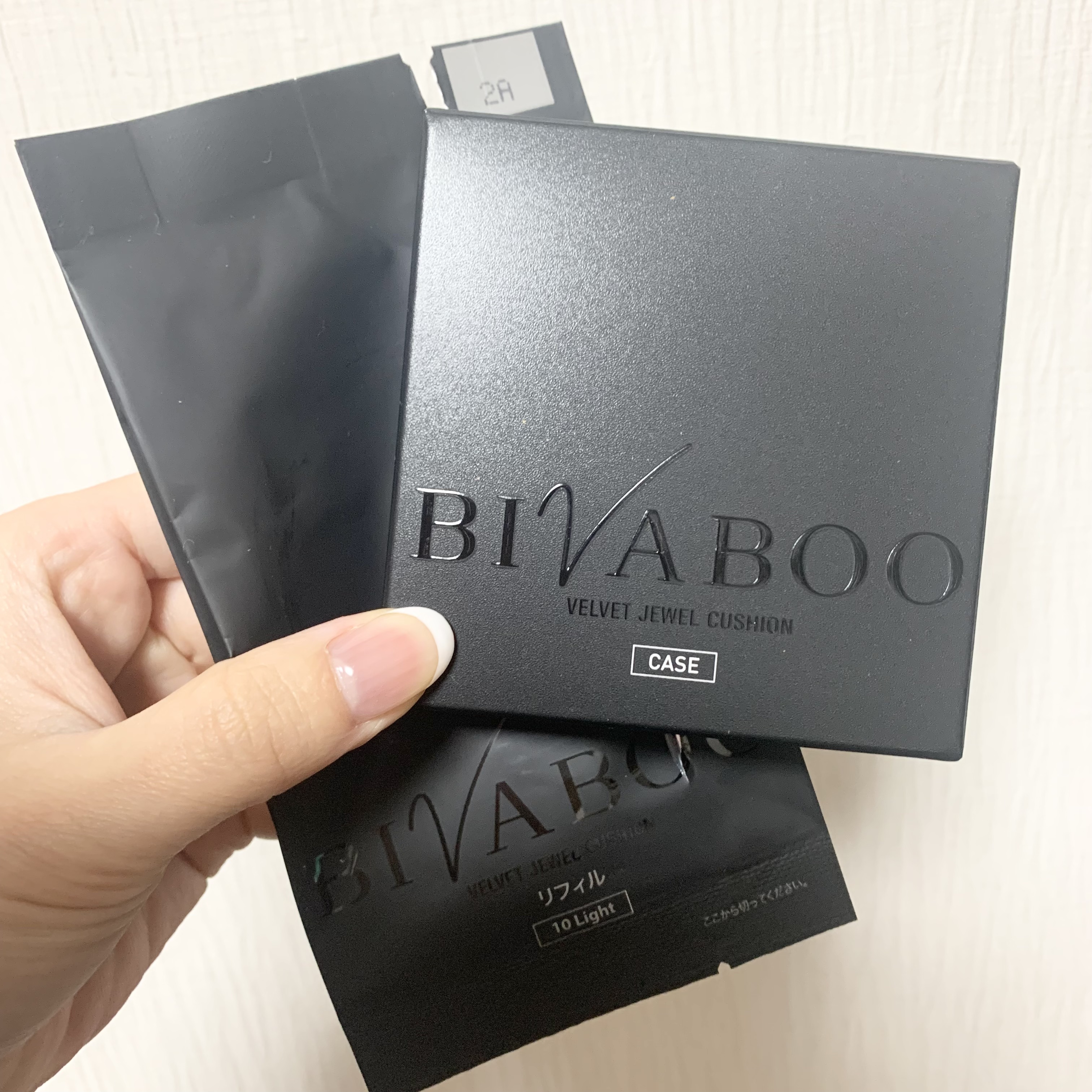 ベルベットジュエルクッション/BIVABOO/クッションファンデーションを使ったクチコミ（2枚目）