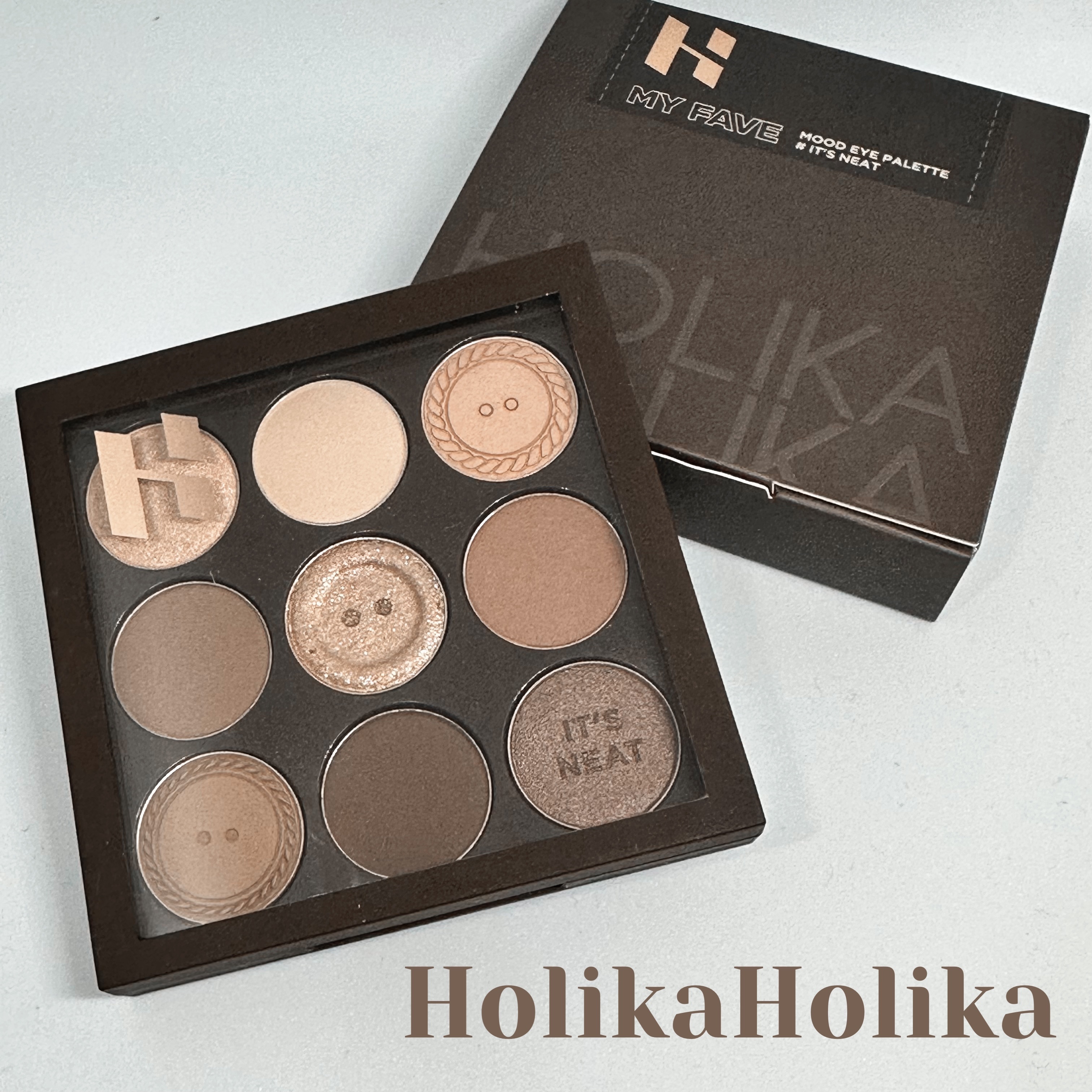 マイフェイブムードアイパレット 9カラー/HOLIKA HOLIKA/アイシャドウパレットを使ったクチコミ（1枚目）