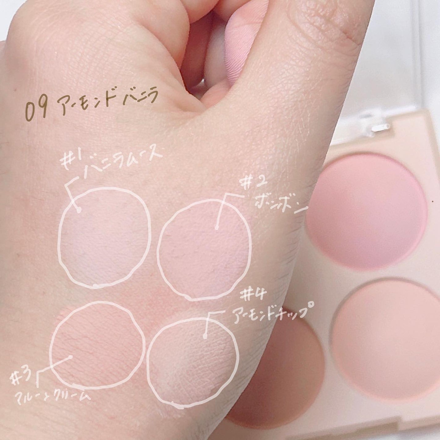 シャドウパレット/dasique/アイシャドウパレットを使ったクチコミ(4枚目)