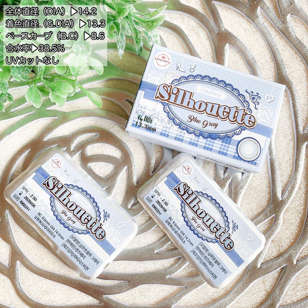 シルエットマンスリー/LensVery/1ヶ月(1MONTH)カラコンを使ったクチコミ(2枚目)