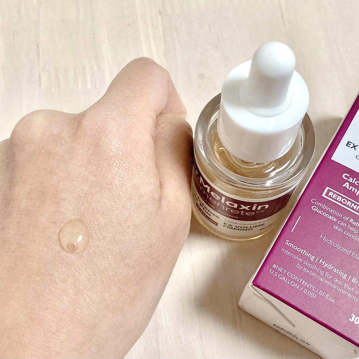 Cemenrete Calcium Intense Ampoule/Dr.Melaxin/美容液を使ったクチコミ（3枚目）