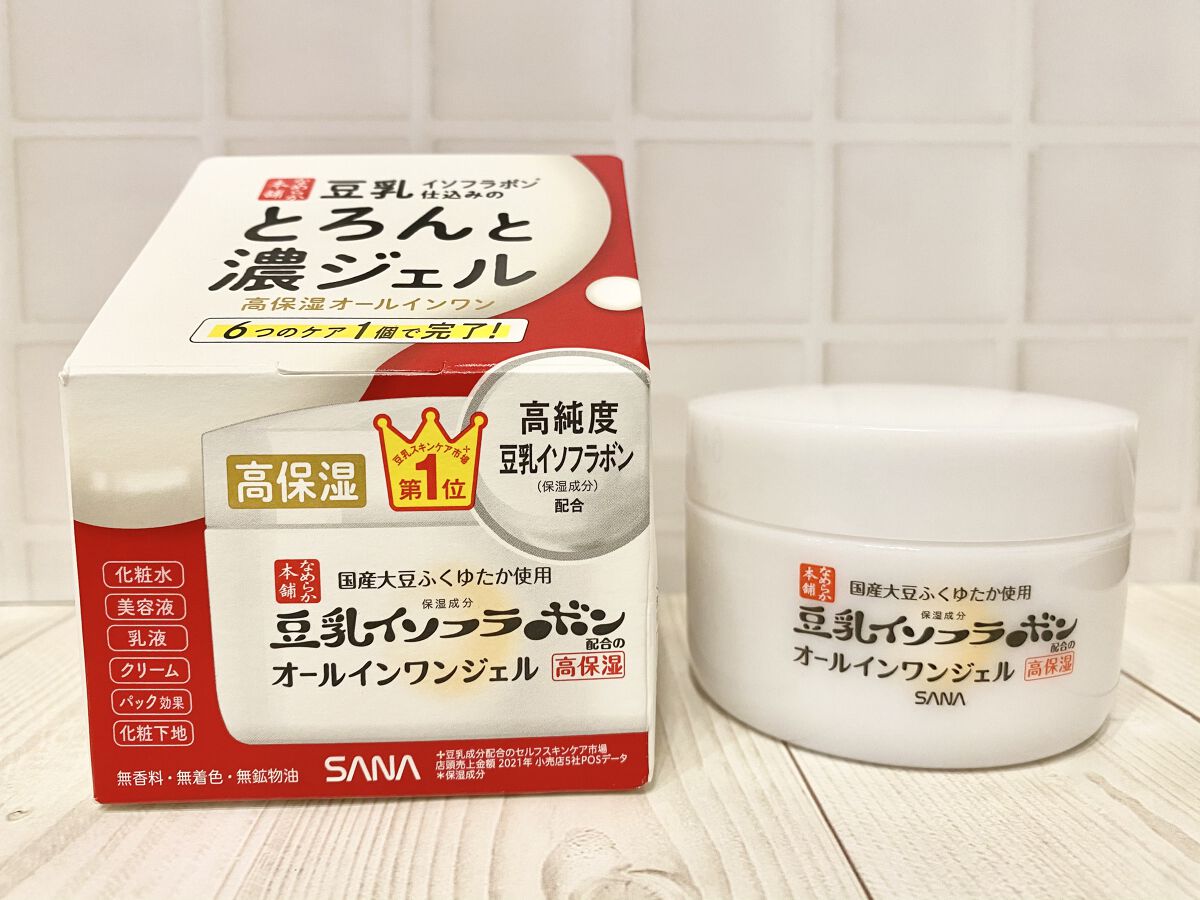 とろんと濃ジェル エンリッチ NC /なめらか本舗/オールインワン化粧品を使ったクチコミ（1枚目）