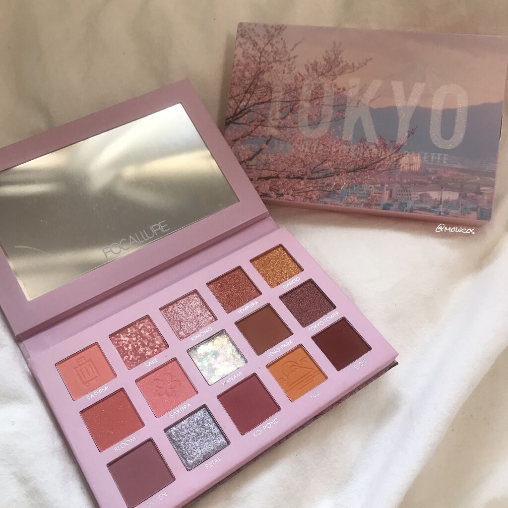 GO TRAVEL 15色アイシャドウパレット 07 トーキョー(hi Tokyo)/FOCALLURE/アイシャドウパレットを使ったクチコミ（2枚目）