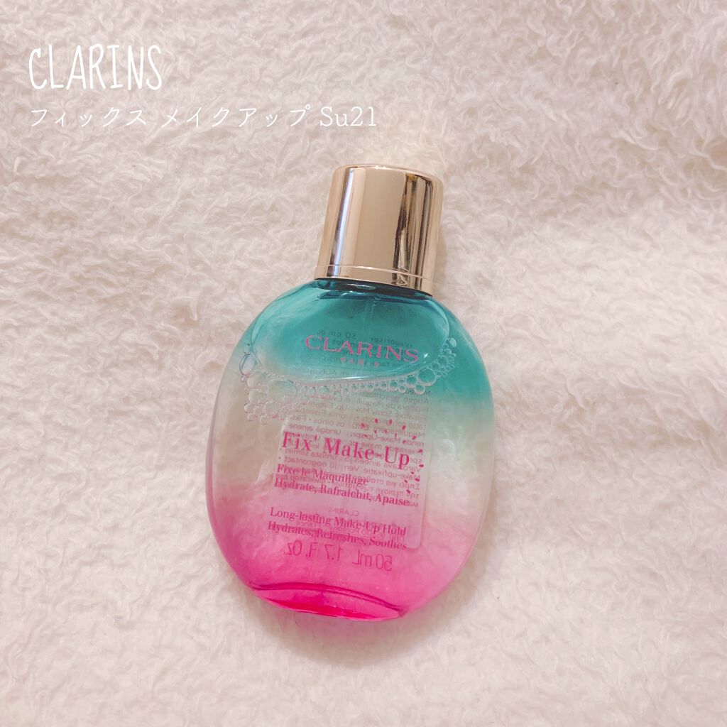 フィックス メイクアップ/CLARINS/ミスト状化粧水を使ったクチコミ（1枚目）