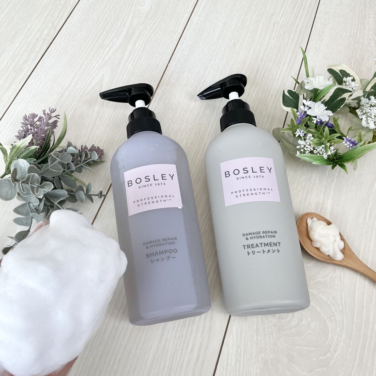 シャンプー/ ヘアトリートメント リラックスフラワーの香り シャンプー 400ml/ボズレー/市販シャンプーを使ったクチコミ（3枚目）