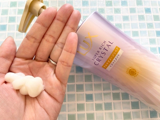 スーパーリッチクリスタル マルチダメージリペア シャンプー/トリートメント/LUX/市販シャンプーを使ったクチコミ(3枚目)